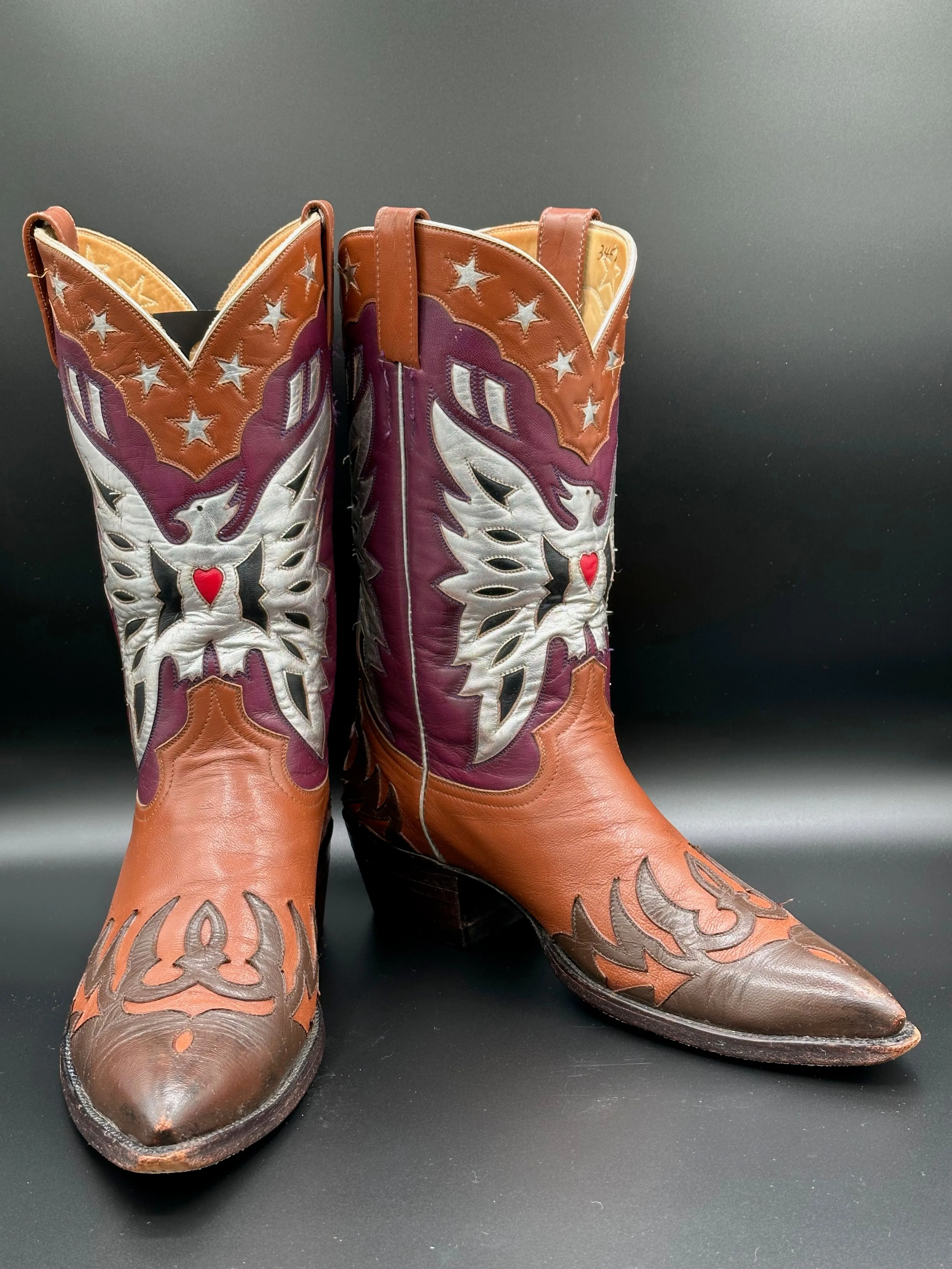 Champion Attitude Custom Roy Rogers Cowboy Boots 11 D