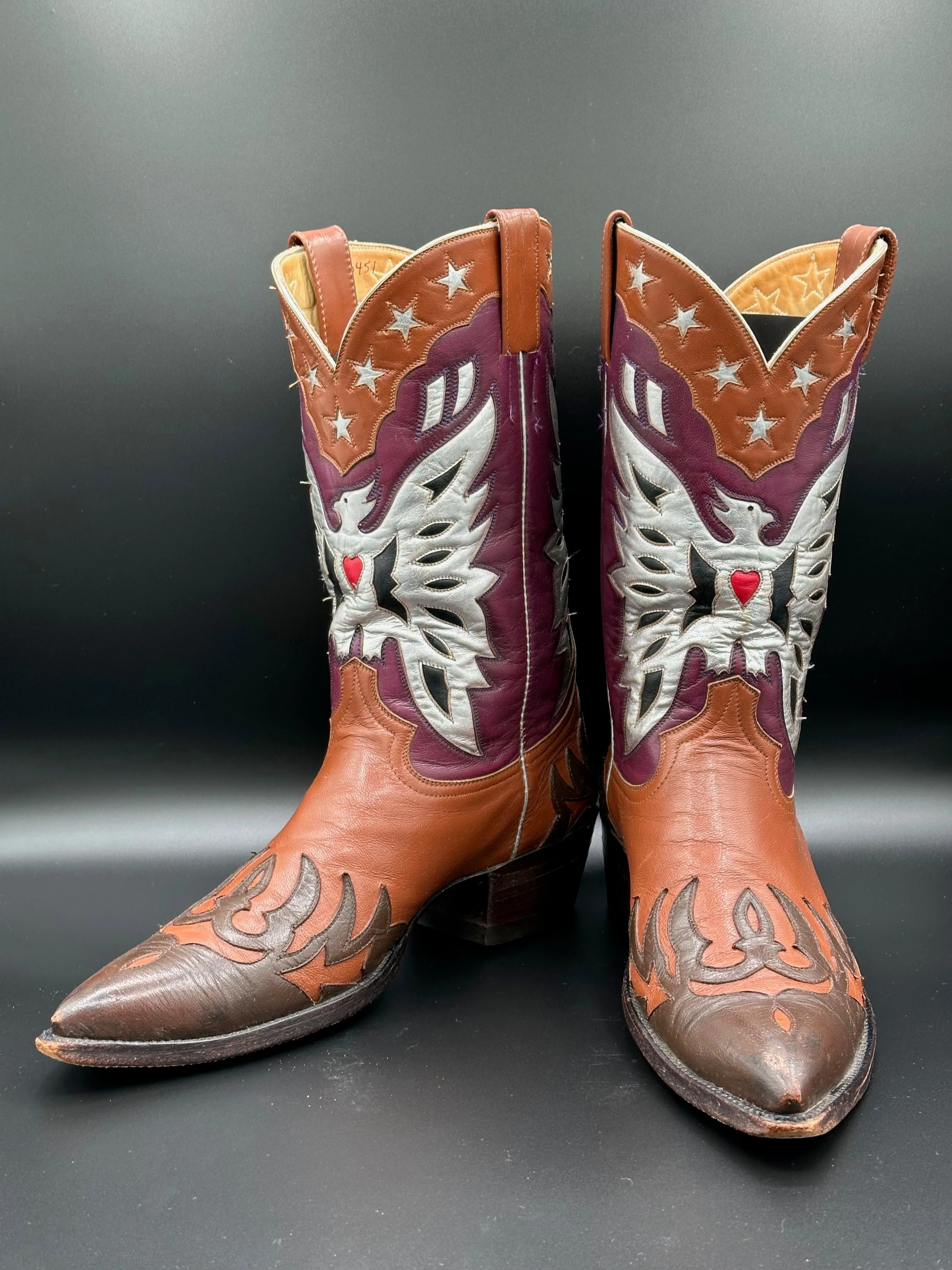Champion Attitude Custom Roy Rogers Cowboy Boots 11 D