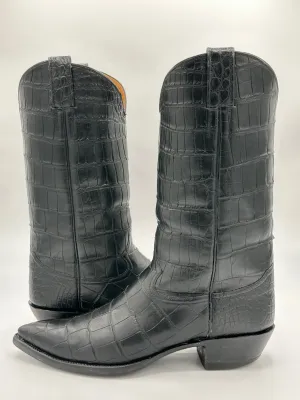 Champion Attitude Full Nile Crocodile Boots size 10.5 D