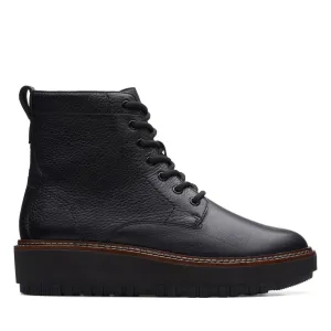 Clarks Women's Orianna W Lace Black Leather 26174798