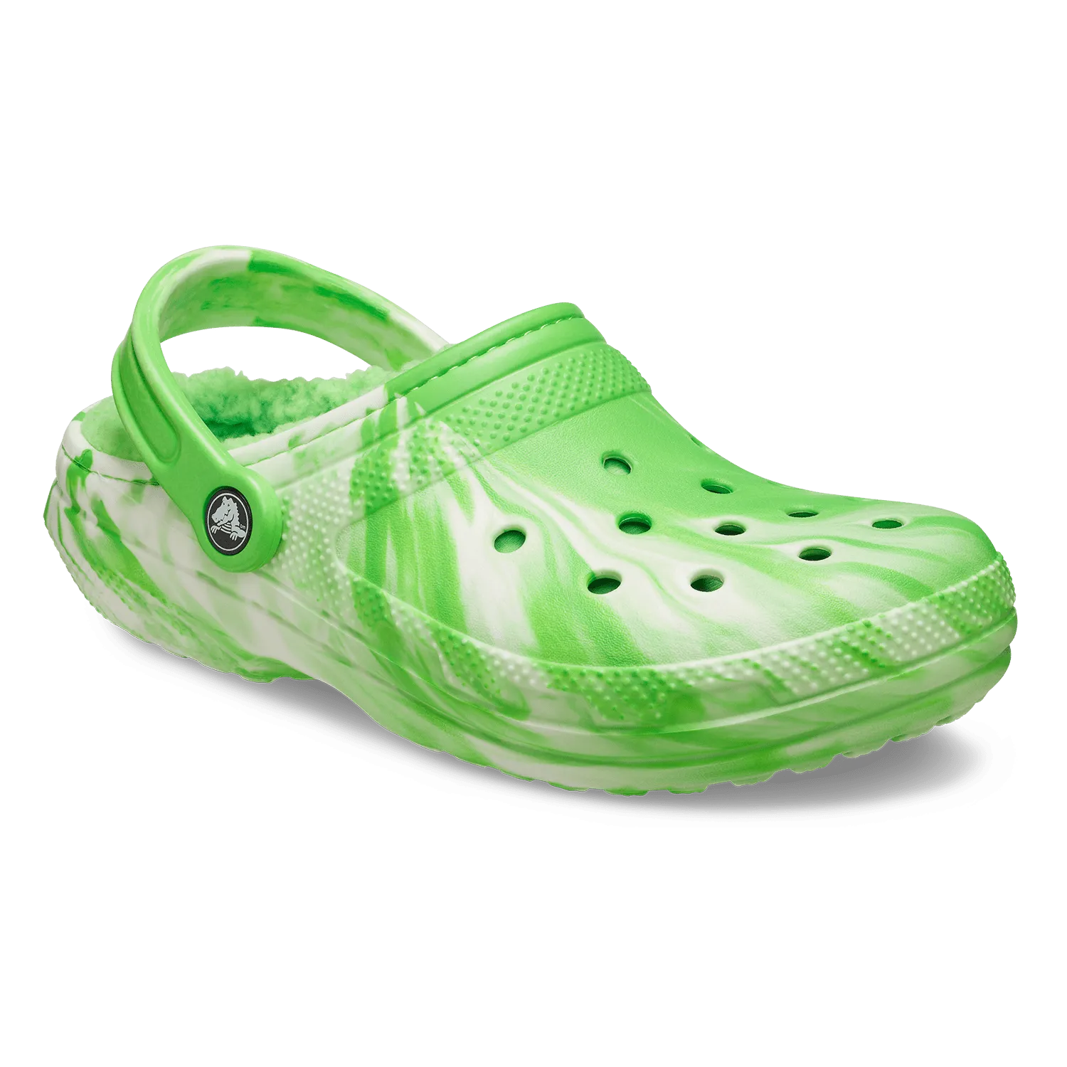 Classic Lined Glow-in-the-Dark Marbled Clog