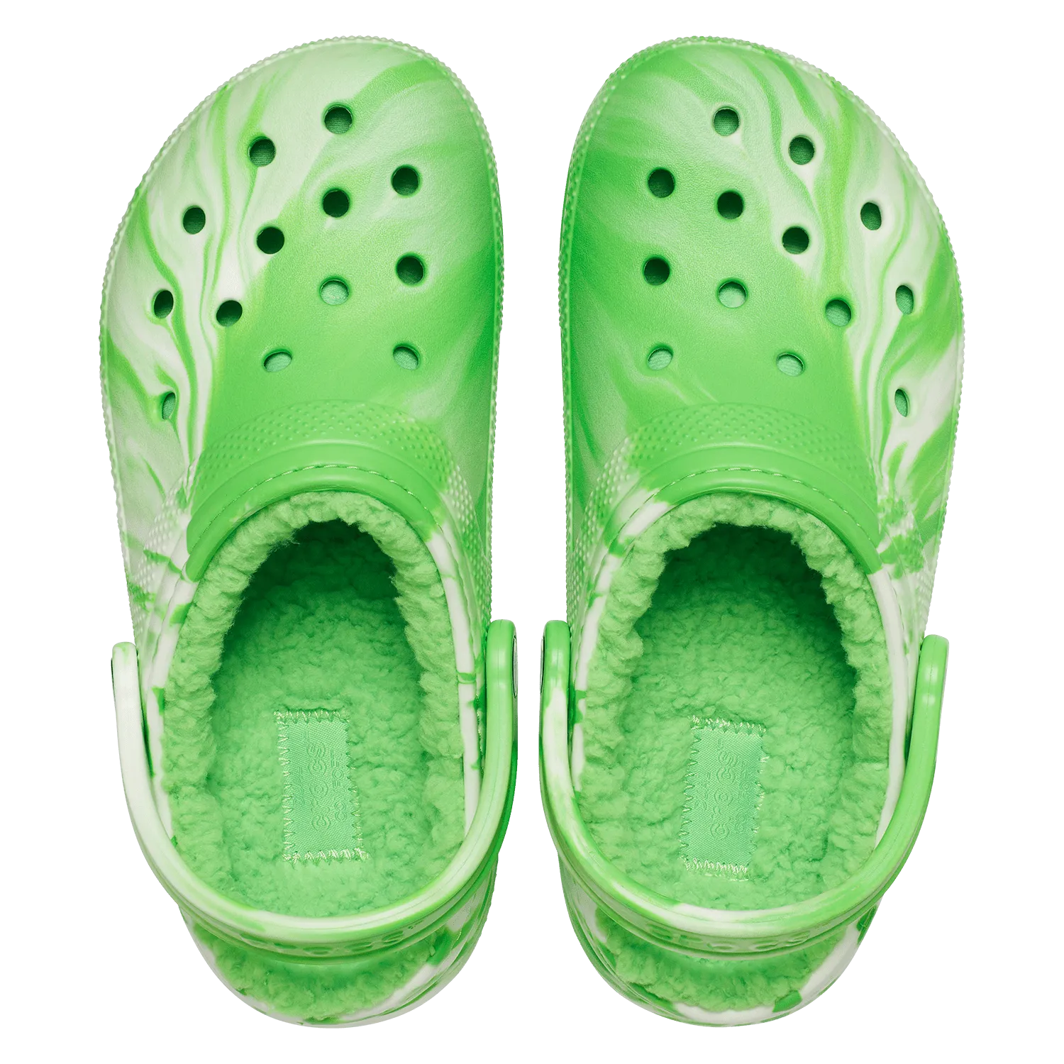 Classic Lined Glow-in-the-Dark Marbled Clog