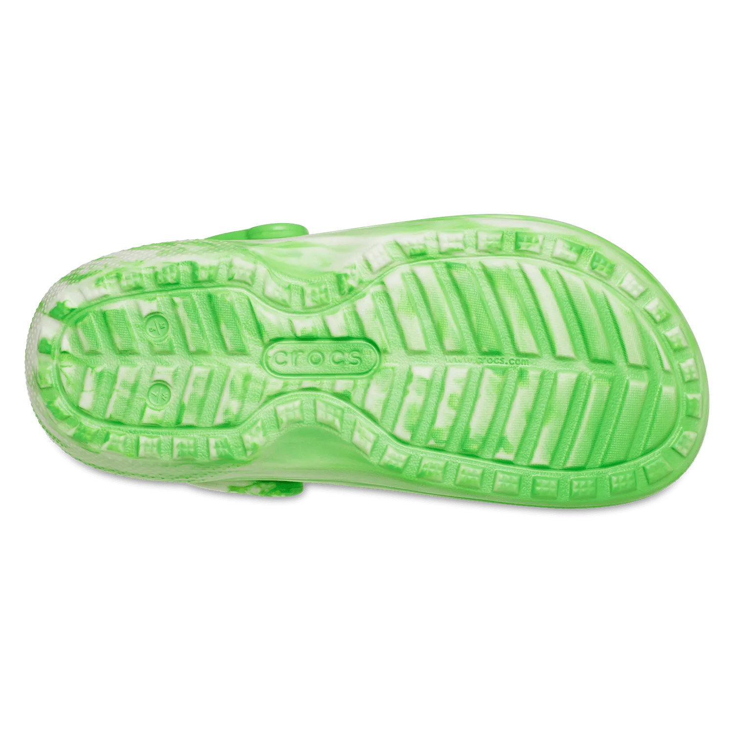 Classic Lined Glow-in-the-Dark Marbled Clog