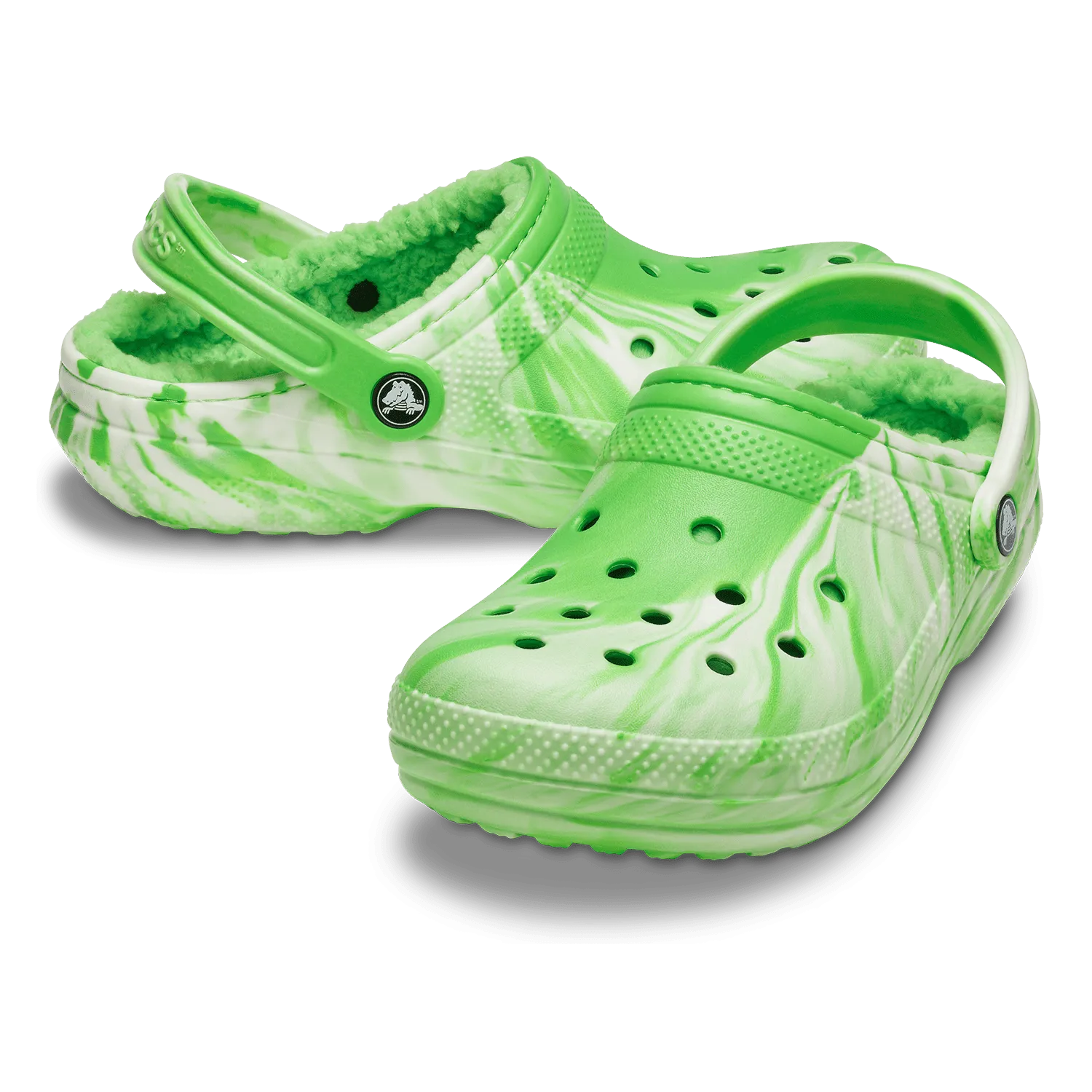 Classic Lined Glow-in-the-Dark Marbled Clog