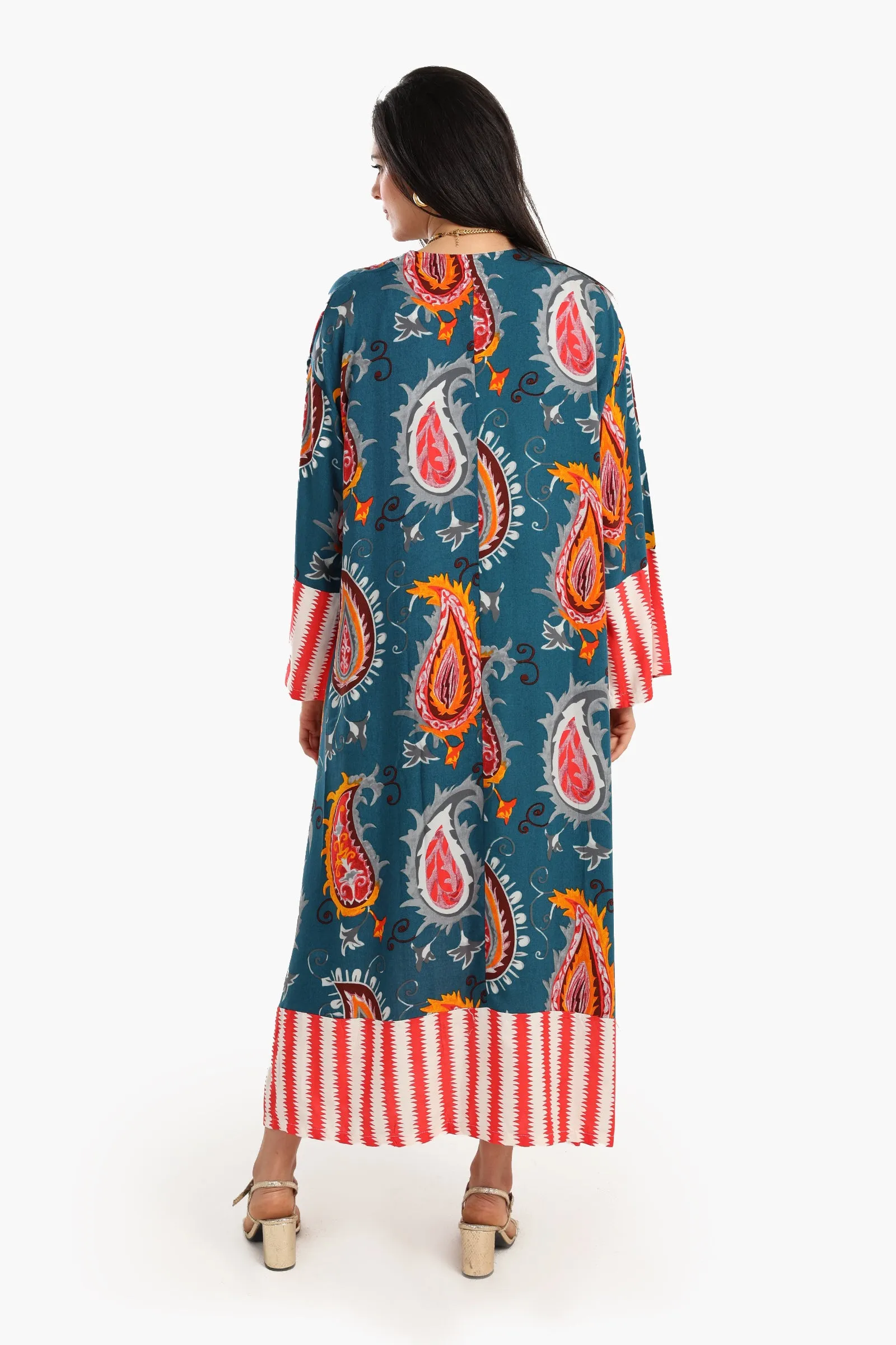 Colored Viscose Abaya