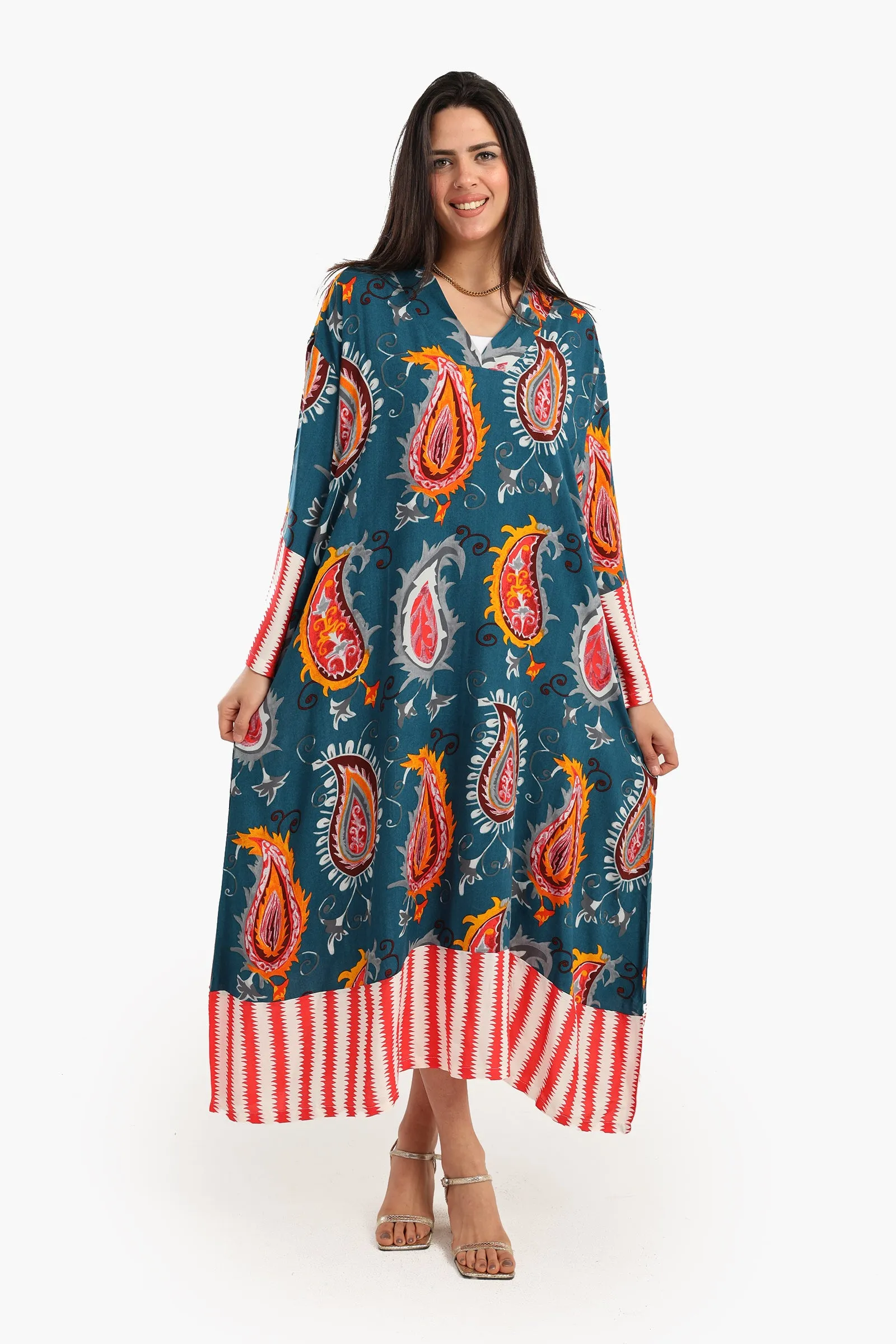 Colored Viscose Abaya