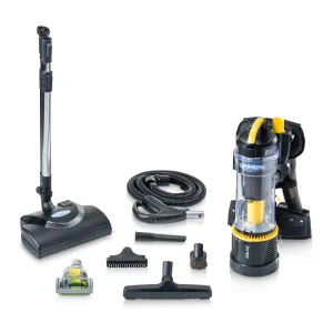 Commercial Lightweight Bagless Backpack Vacuum w/ Power Nozzle and Warranty 5 YR Warranty by Prolux 2.0