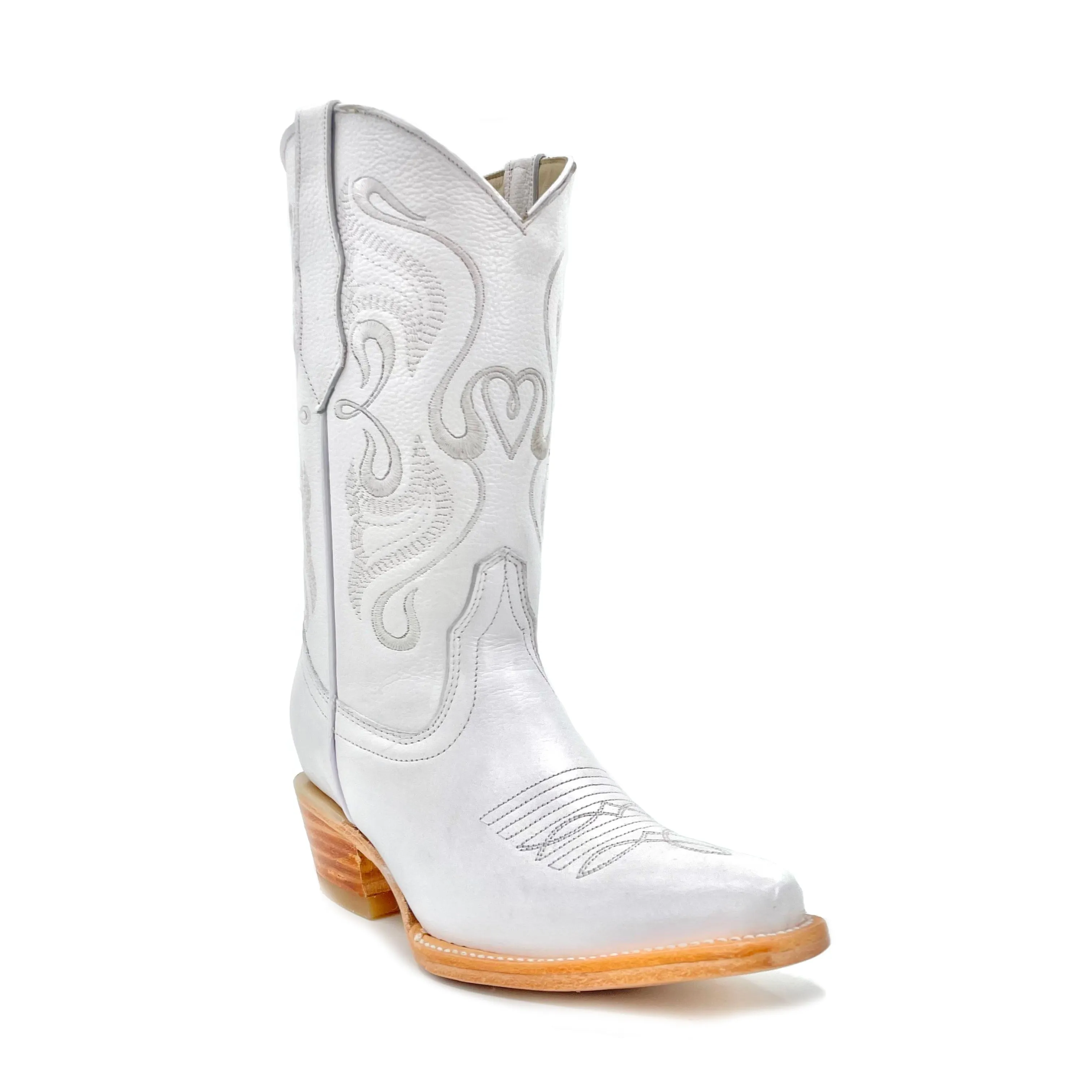 Cowgirl White Boots - Matilde