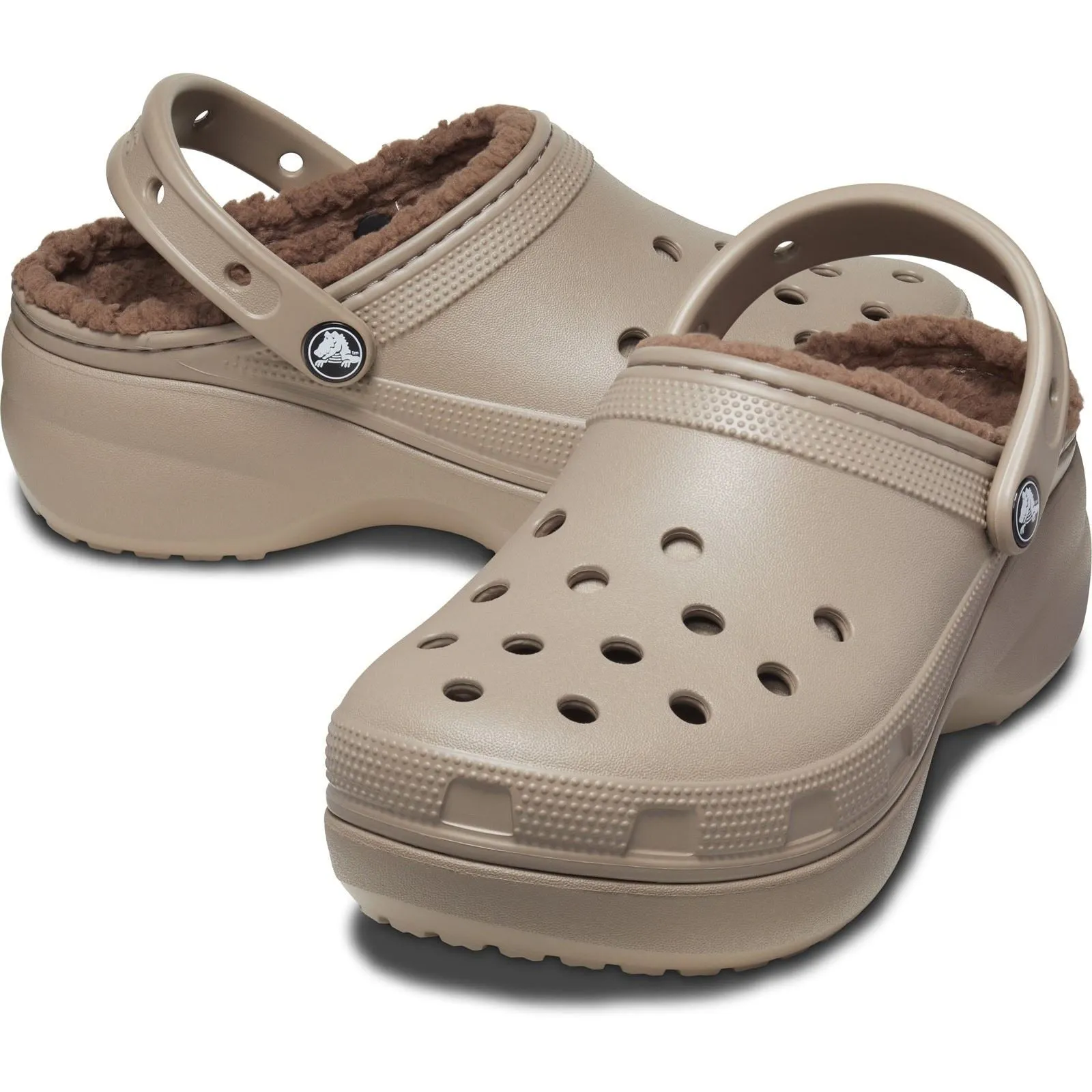 Crocs 207938 Classic Plateau-Clogs für Damen