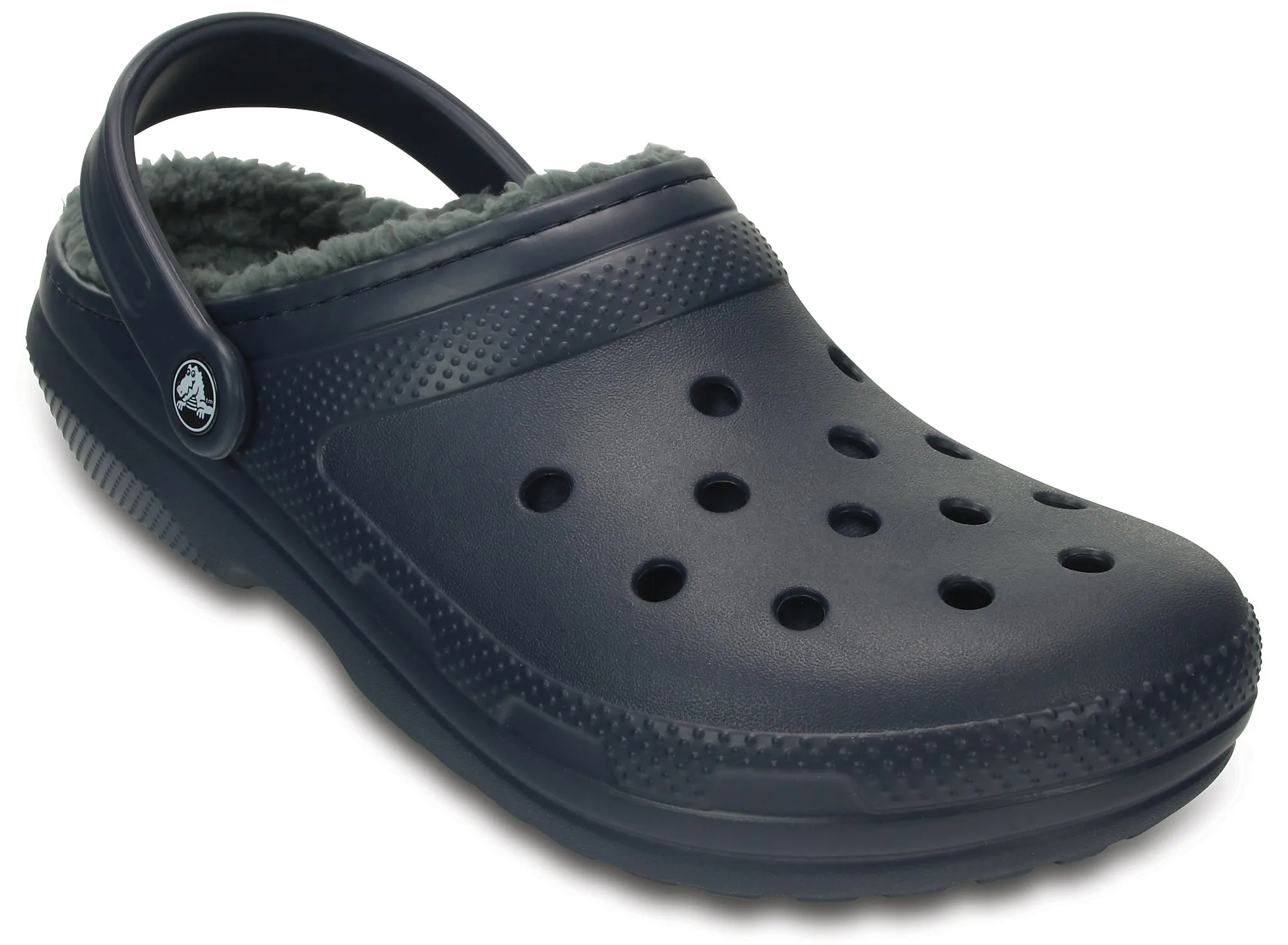 Crocs Adults Unisex Classic Lined Clogs In Navy