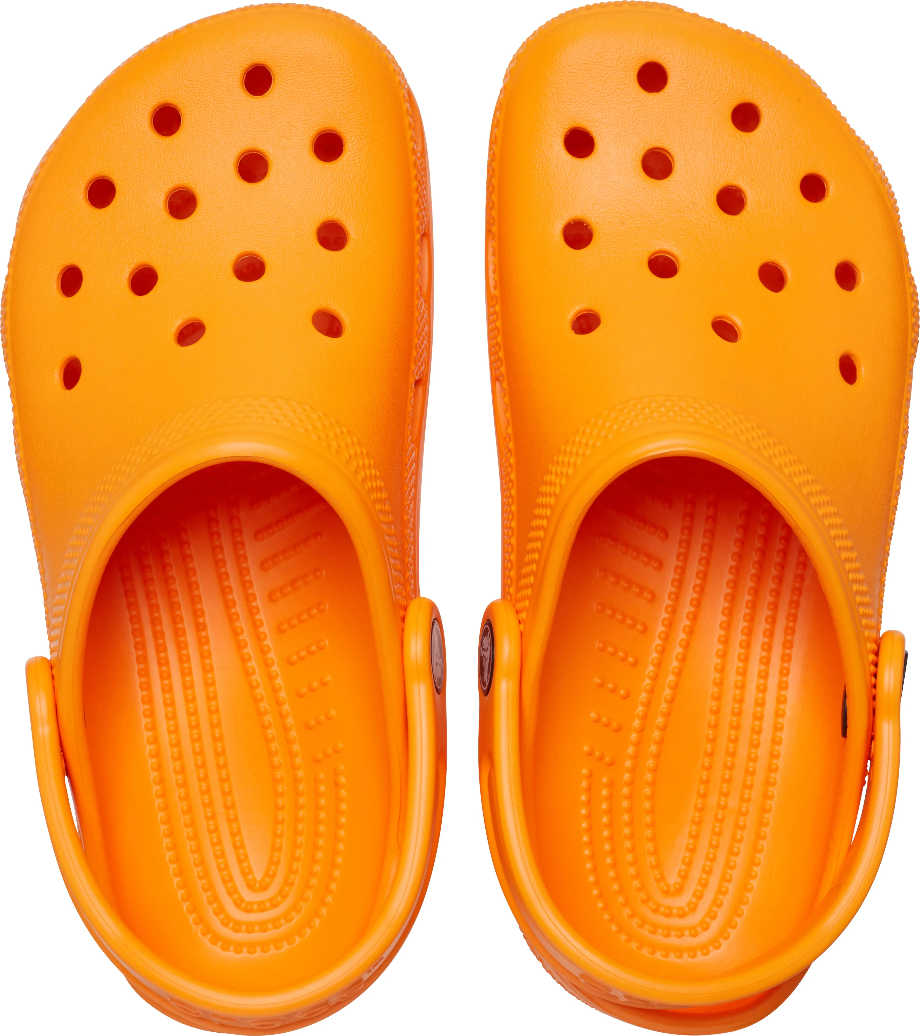 Crocs Kids Classic Clogs In Orange Zing