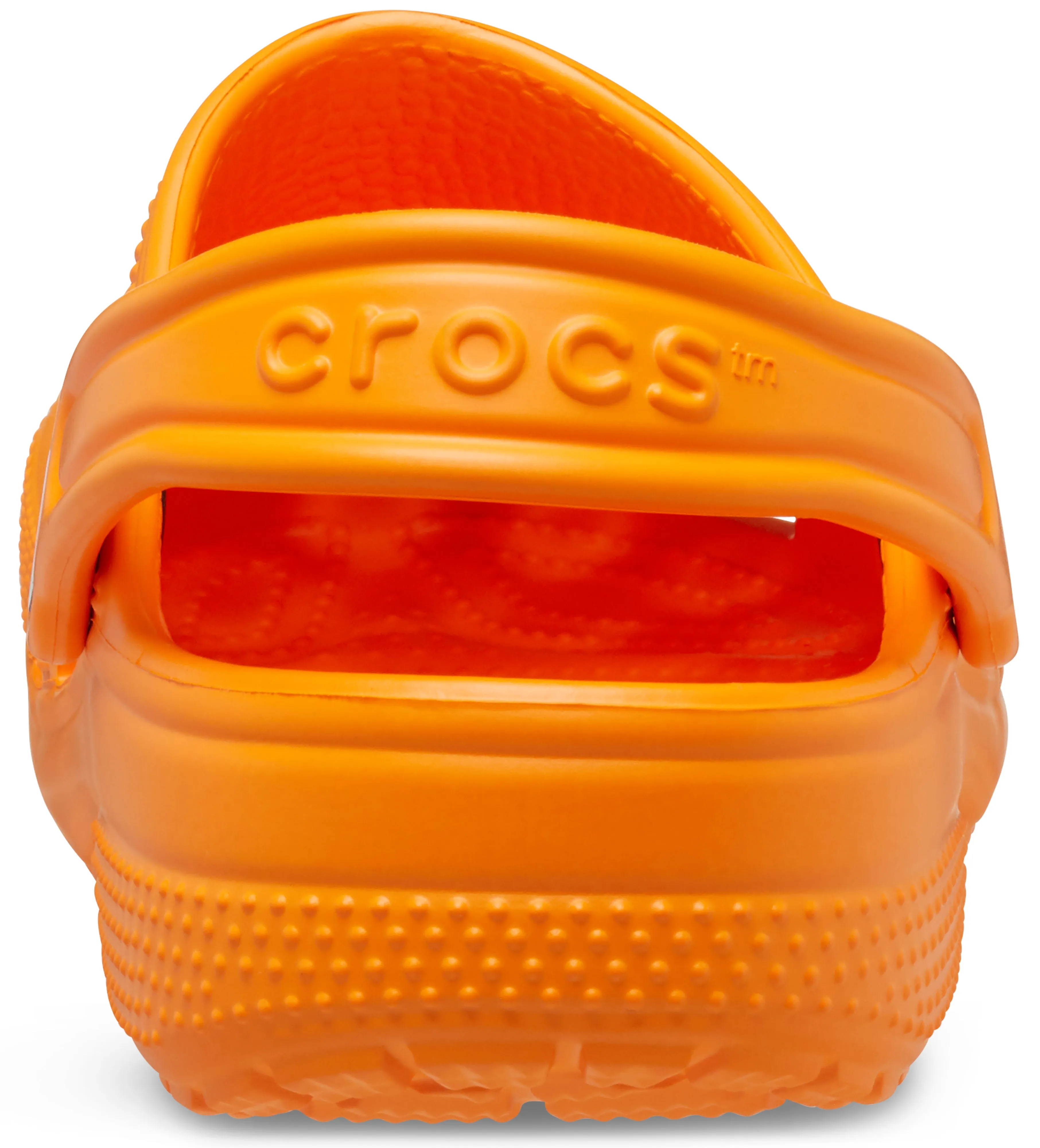 Crocs Kids Classic Clogs In Orange Zing