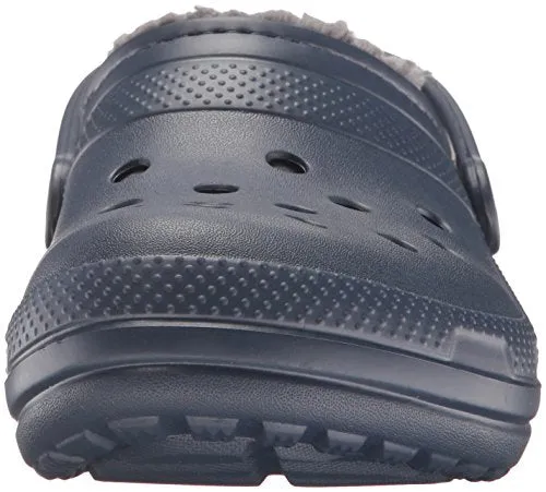 Crocs Unisex Classic Lined Clogs, Navy/Charcoal, 42/43 EU