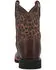Dan Post® Girl's Makucha Cheetah Tan Pull On Western Boots DPC3951