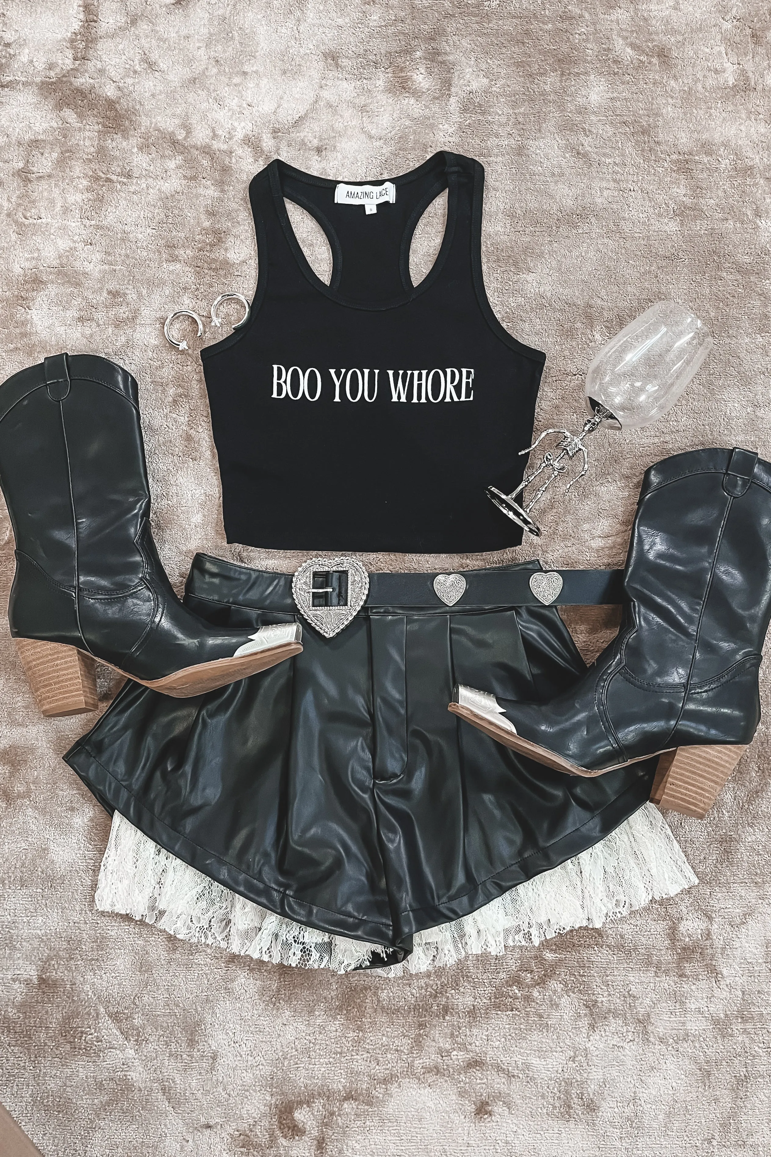 DEAL Boo You Whore Mean Girls Halloween Graphic Tank