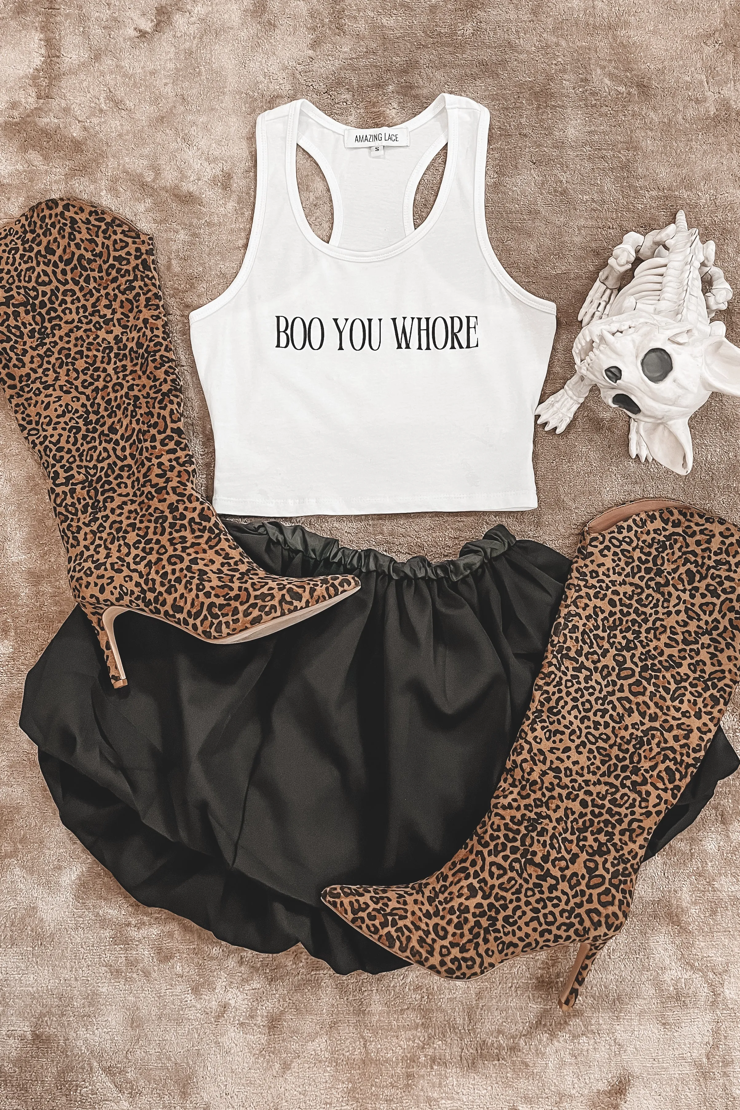 DEAL Boo You Whore Mean Girls Halloween Graphic Tank