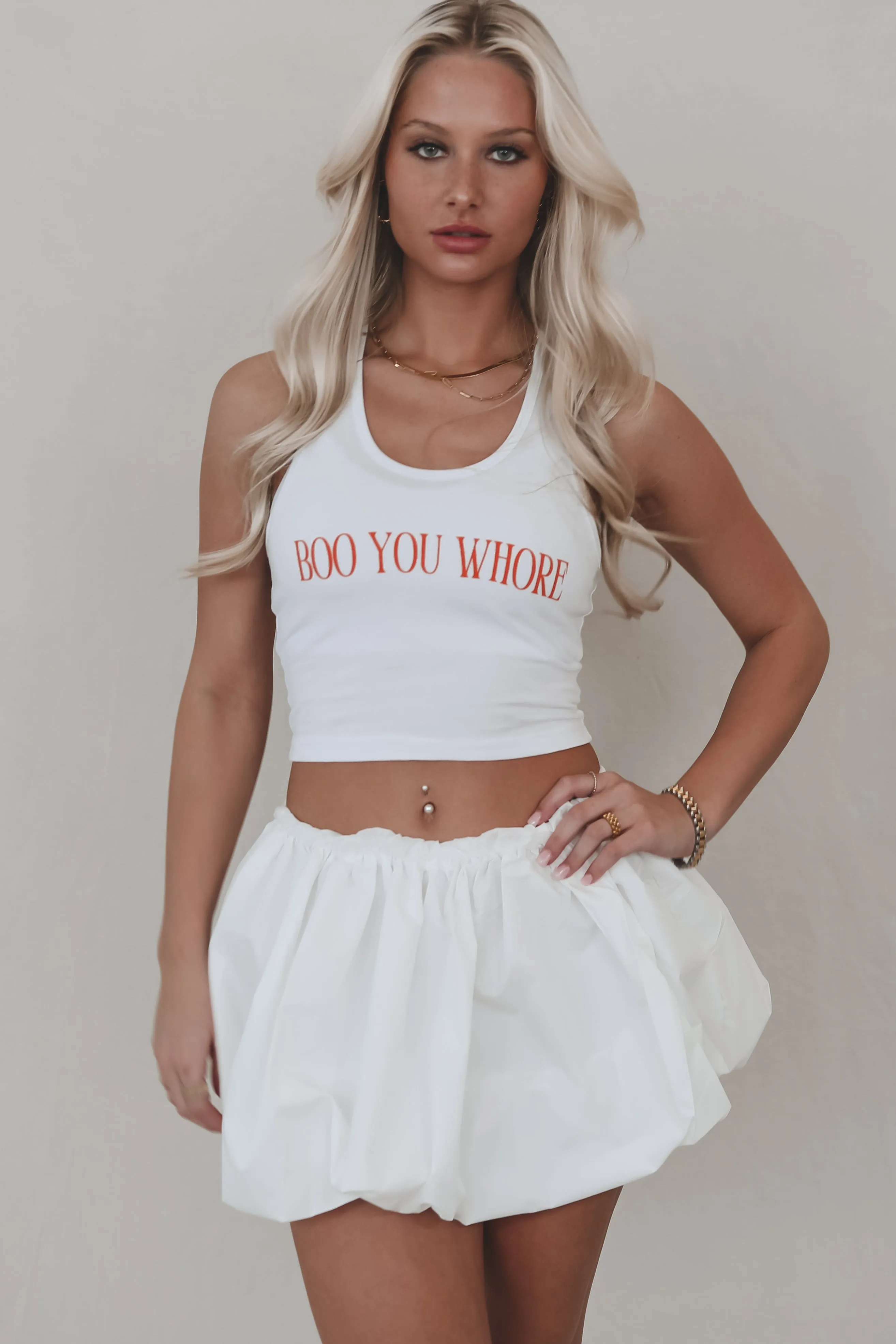 DEAL Boo You Whore Mean Girls Halloween Graphic Tank