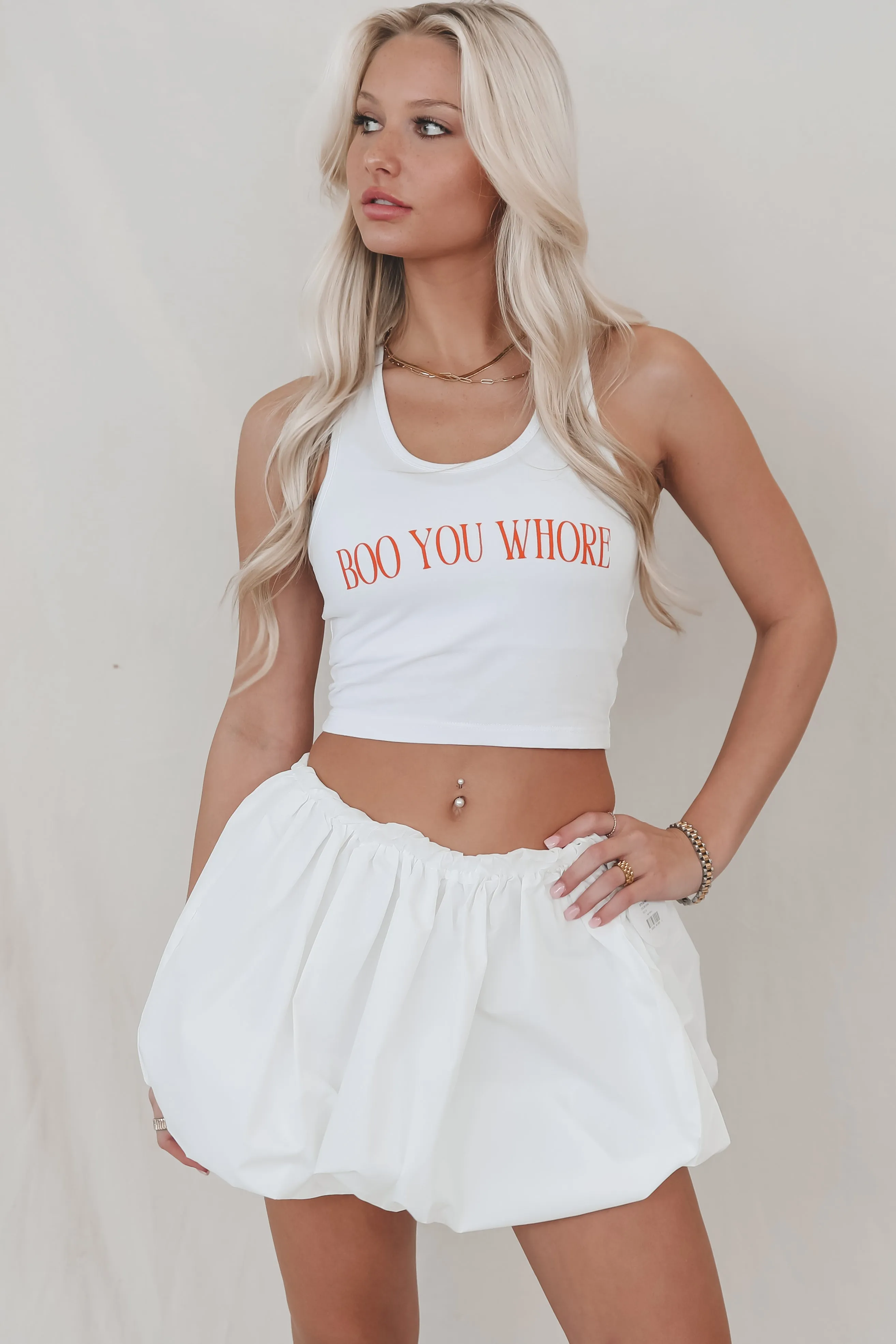 DEAL Boo You Whore Mean Girls Halloween Graphic Tank