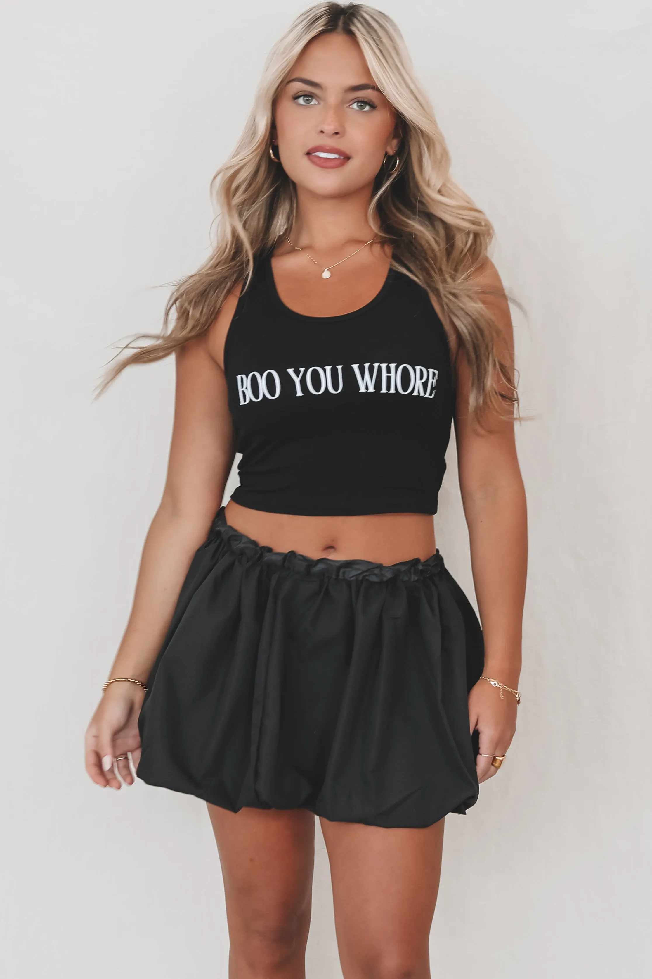 DEAL Boo You Whore Mean Girls Halloween Graphic Tank