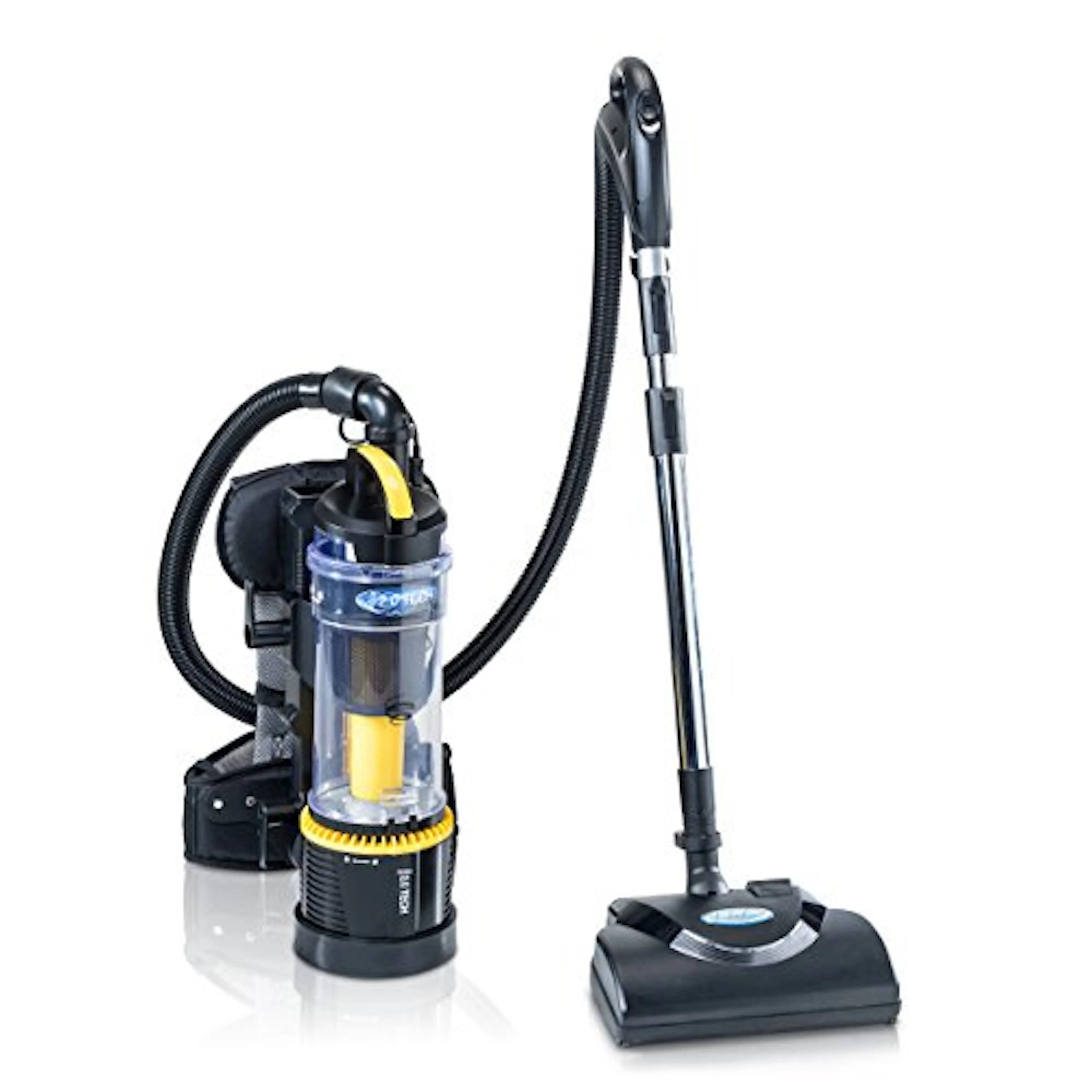 Demo Model Prolux 2.0 Commercial Bagless Backpack Vacuum with Power Nozzle