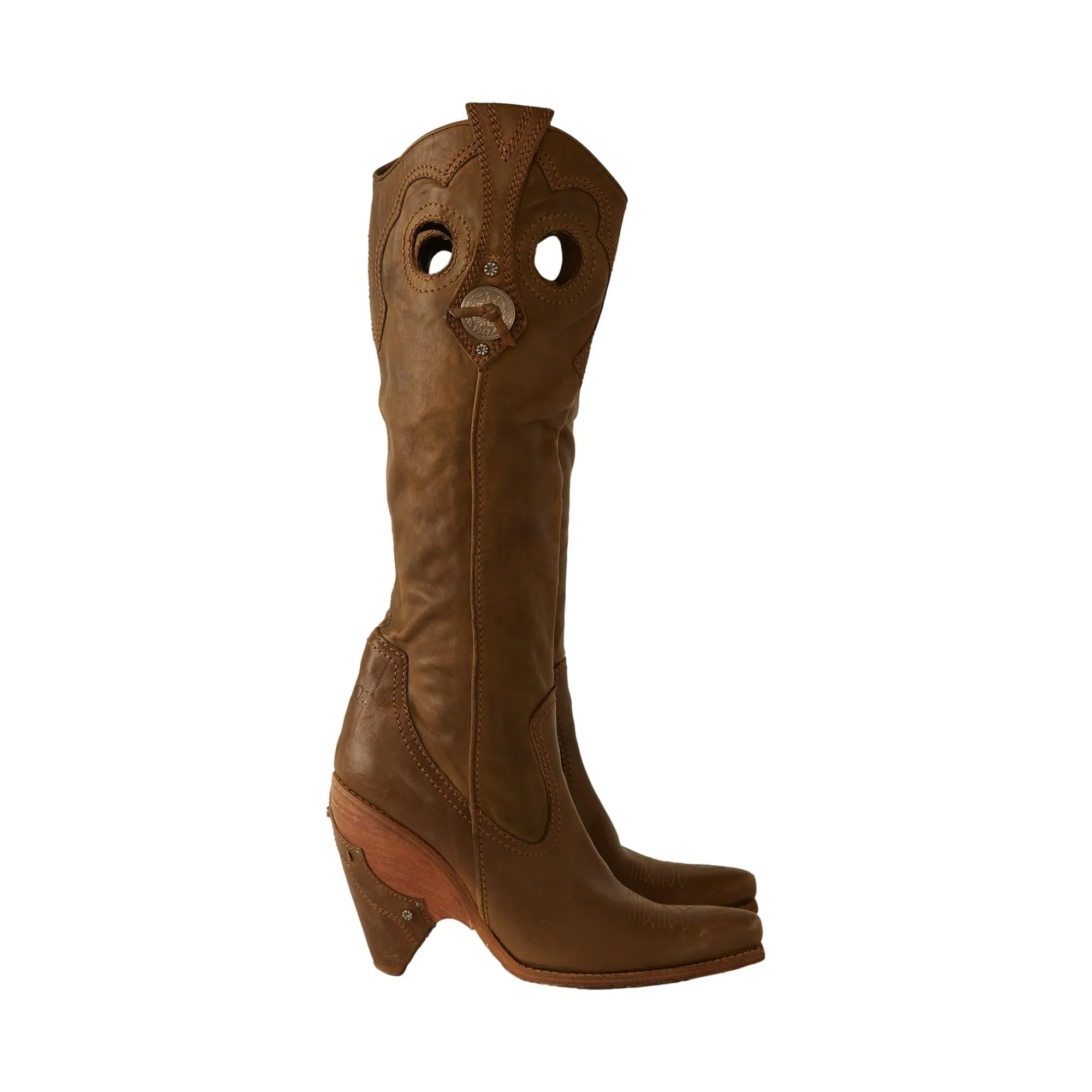 Dior Brown Western Boots