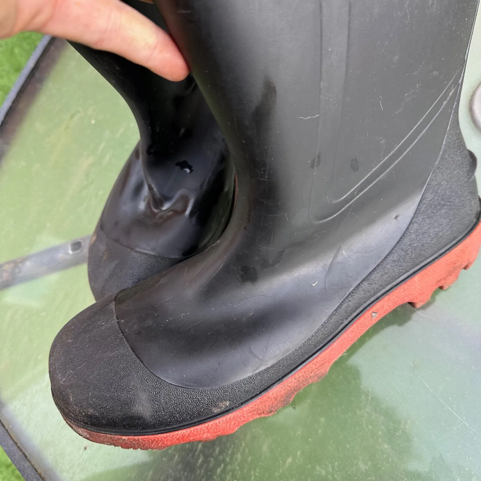 Dunlop Acifort Safety Rubber Wellies Boots - Size UK 9.5 - EU 44