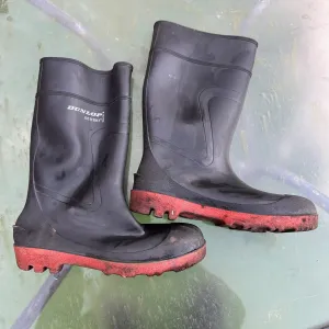 Dunlop Acifort Safety Rubber Wellies Boots - Size UK 9.5 - EU 44