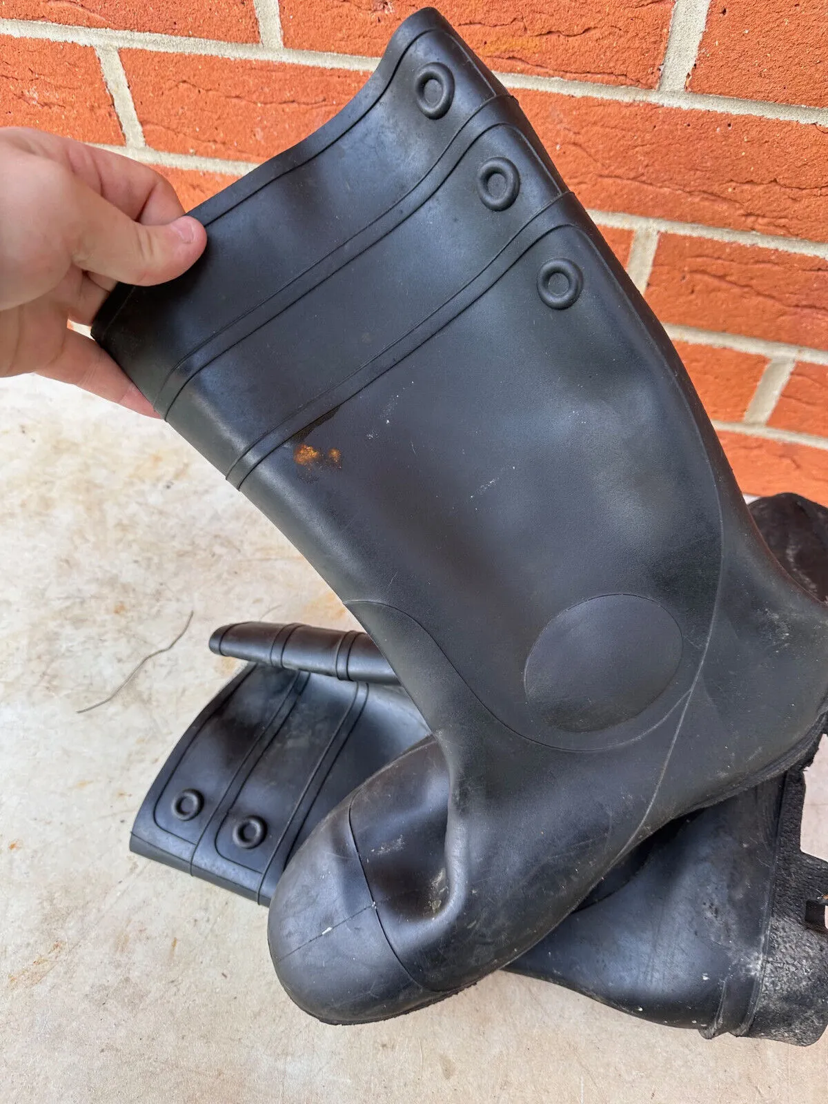 Edmar Safety Rubber Wellies Wellington Boots - Size UK 12 - EU 47