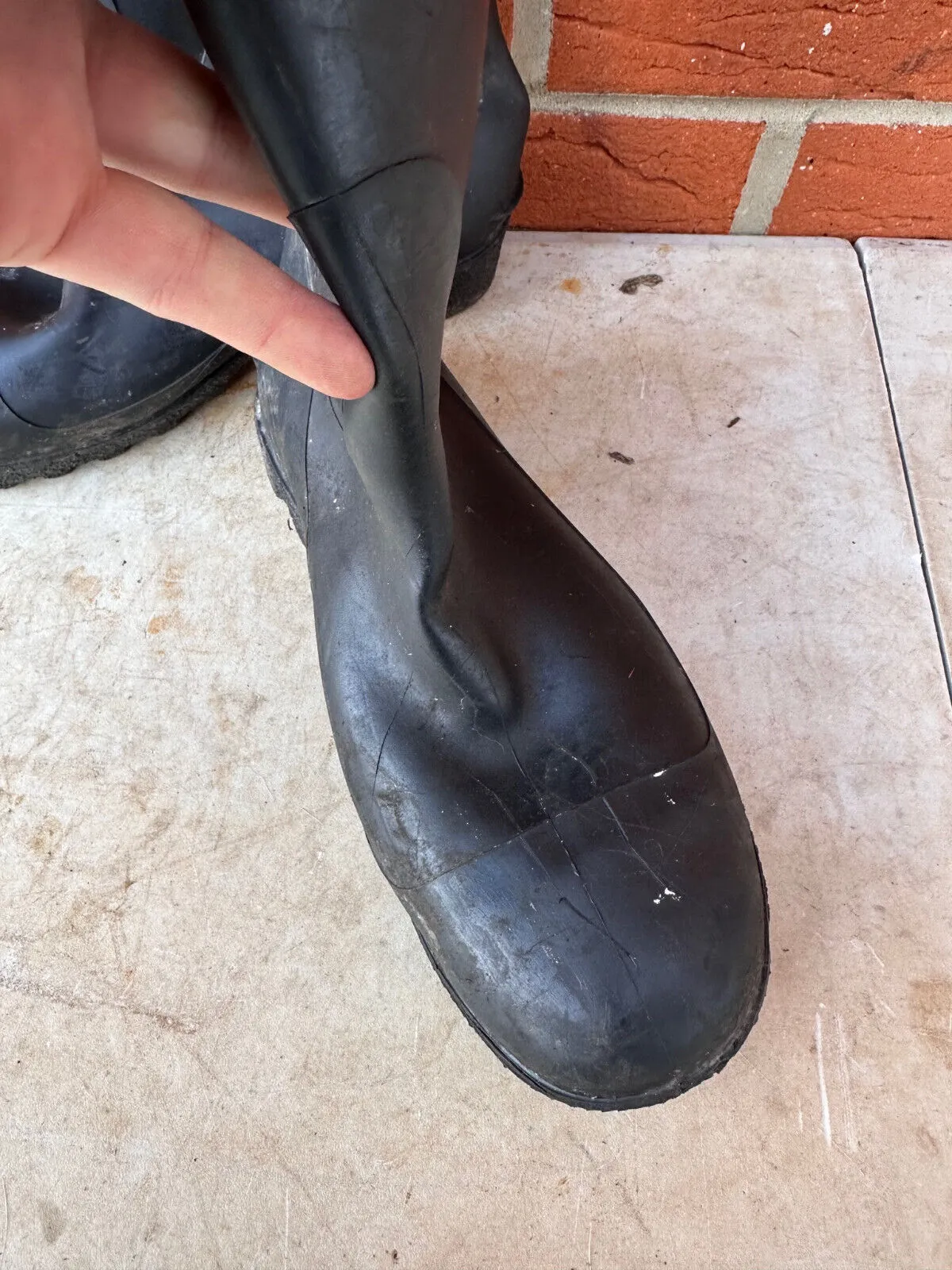 Edmar Safety Rubber Wellies Wellington Boots - Size UK 12 - EU 47