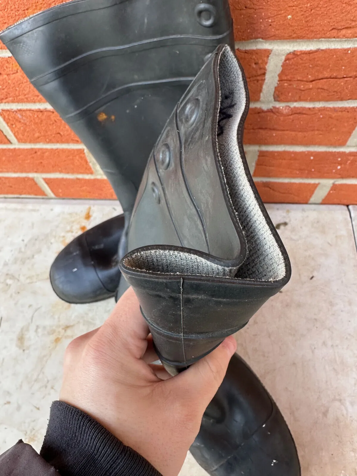Edmar Safety Rubber Wellies Wellington Boots - Size UK 12 - EU 47