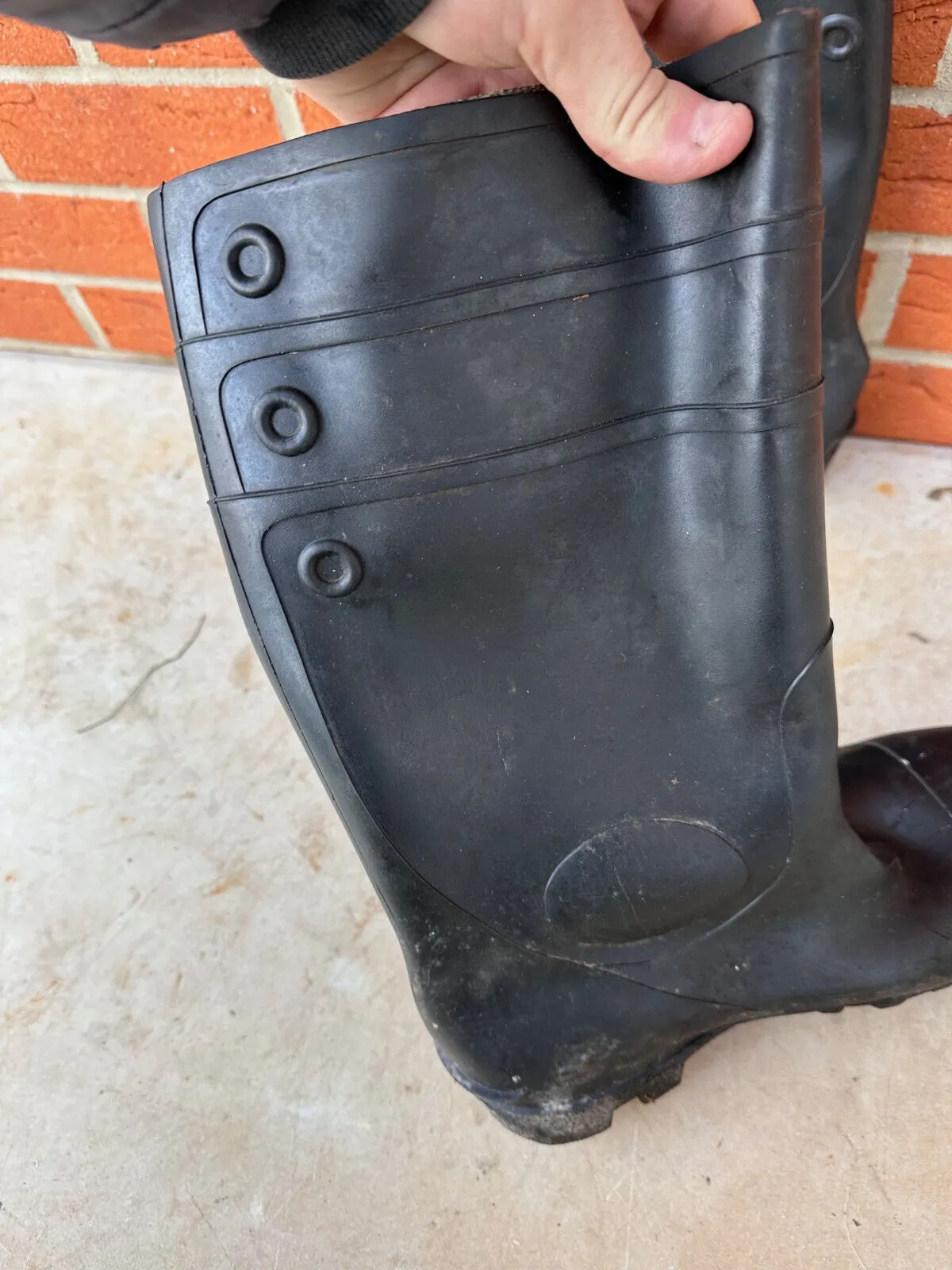 Edmar Safety Rubber Wellies Wellington Boots - Size UK 12 - EU 47
