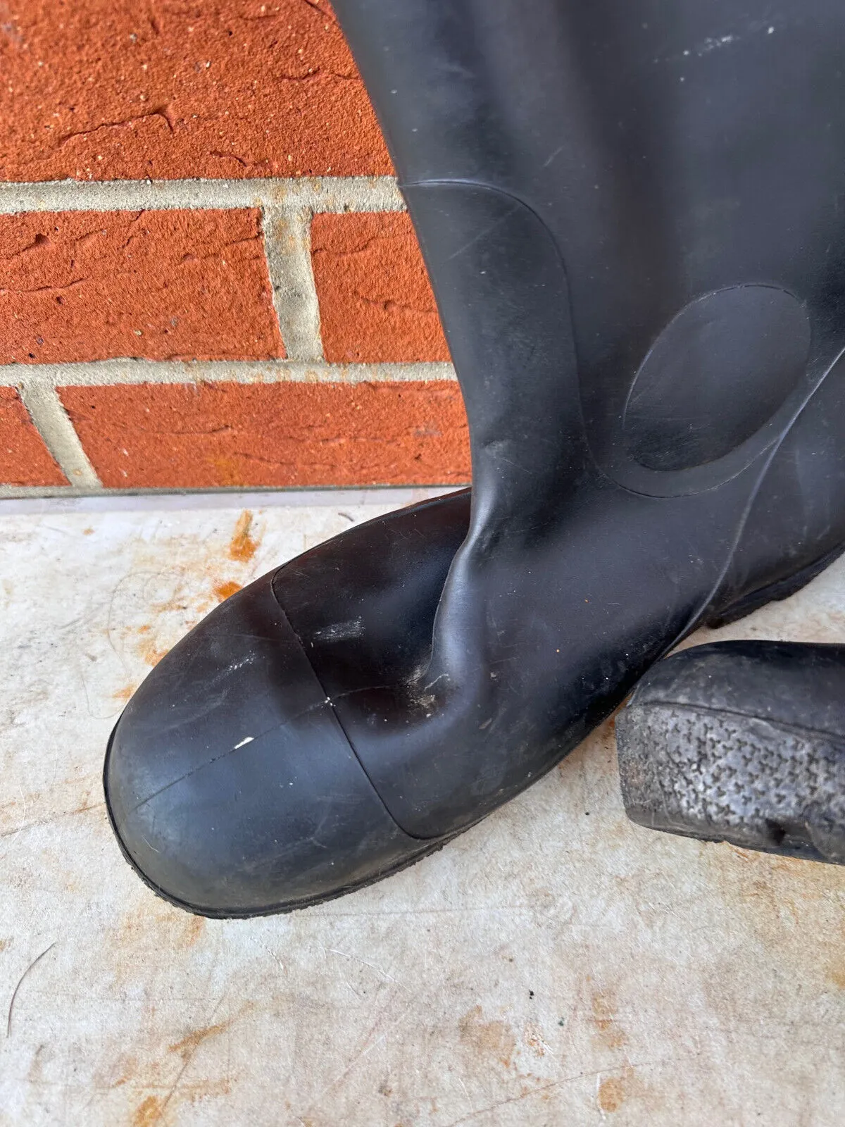 Edmar Safety Rubber Wellies Wellington Boots - Size UK 12 - EU 47