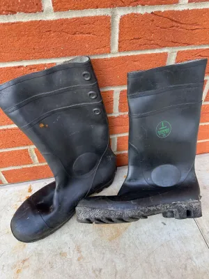 Edmar Safety Rubber Wellies Wellington Boots - Size UK 12 - EU 47