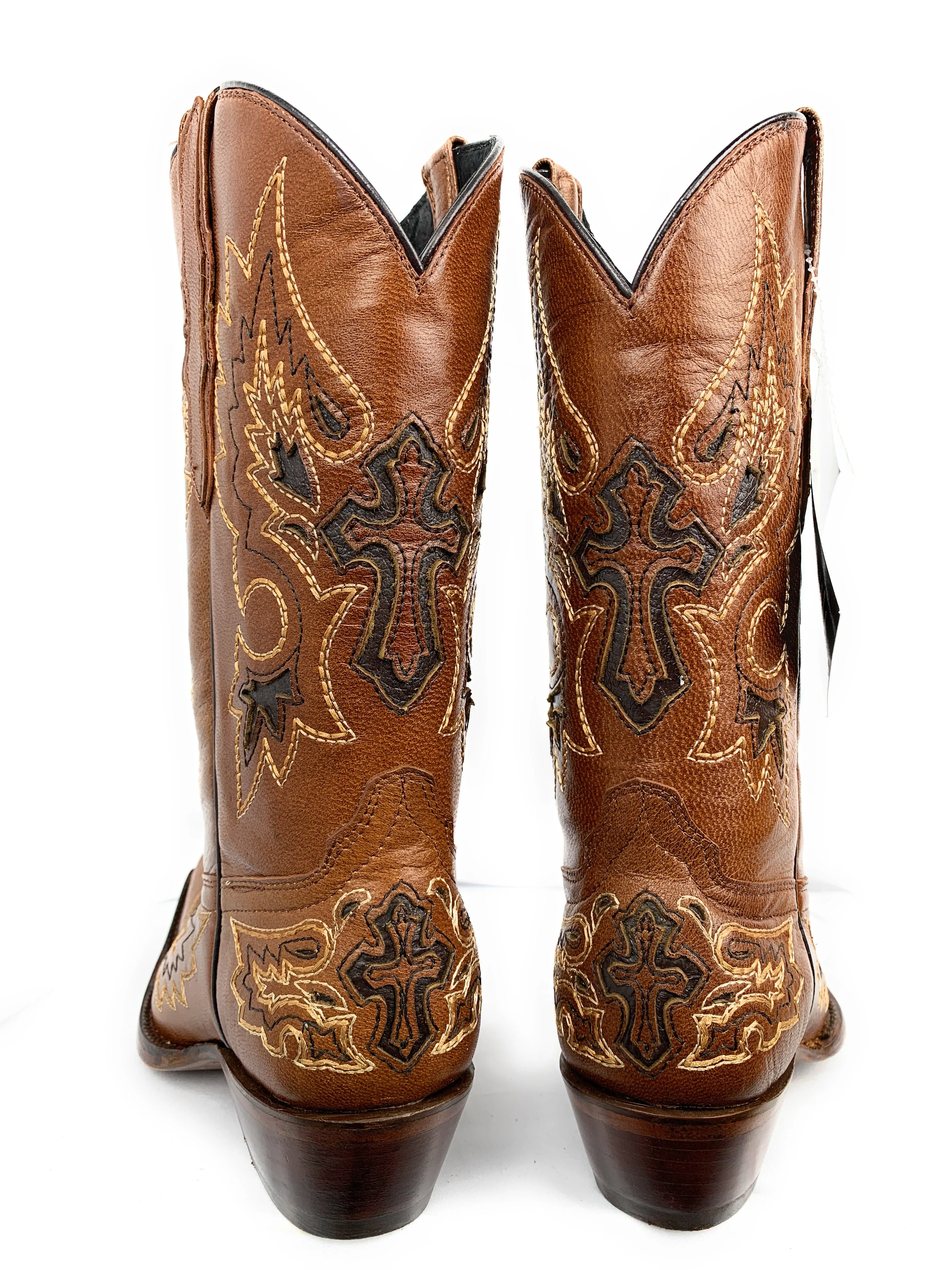 EL GENERAL Ladies Cowgirl Boot Honey 40643