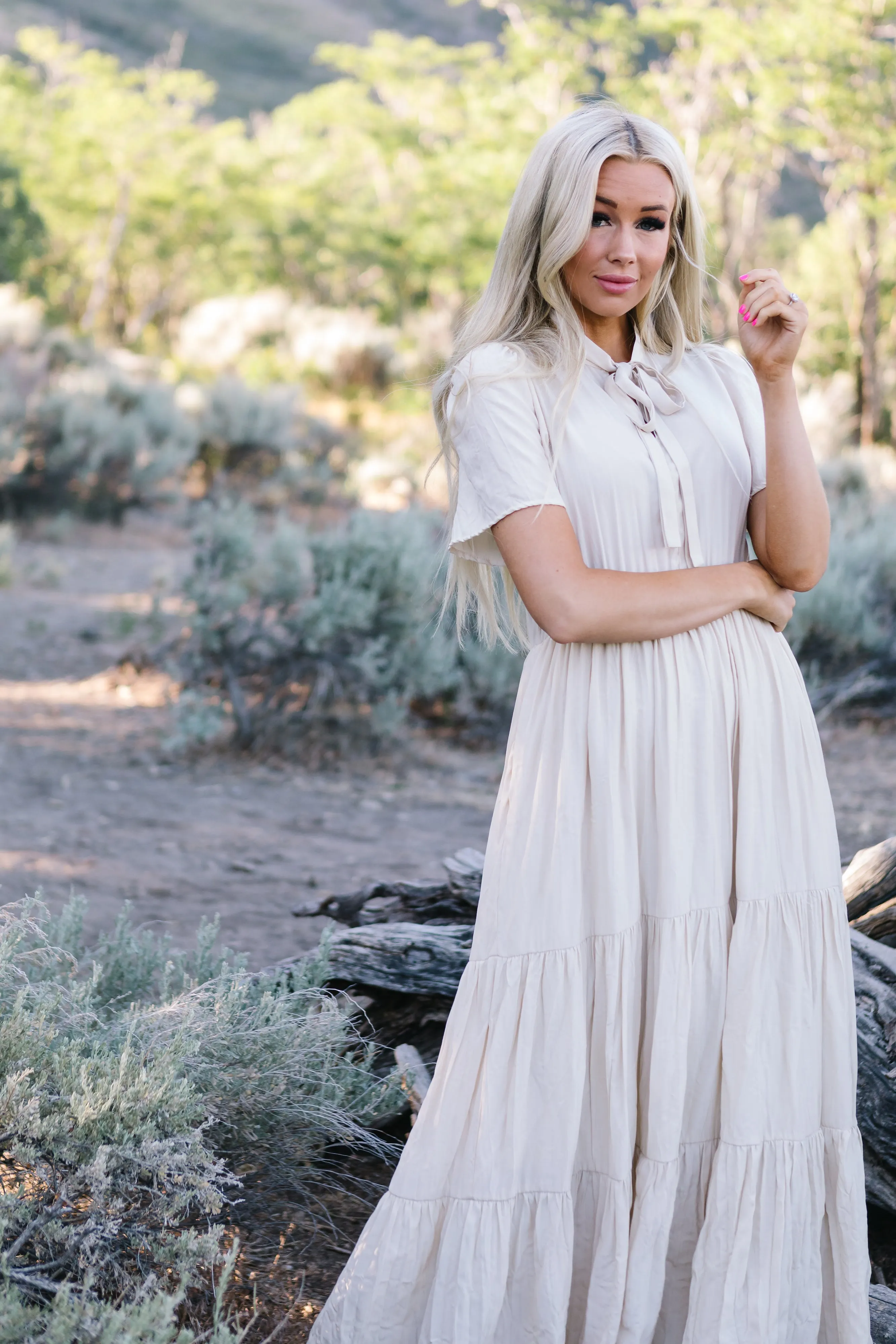Evermore Tiered Maxi Dress