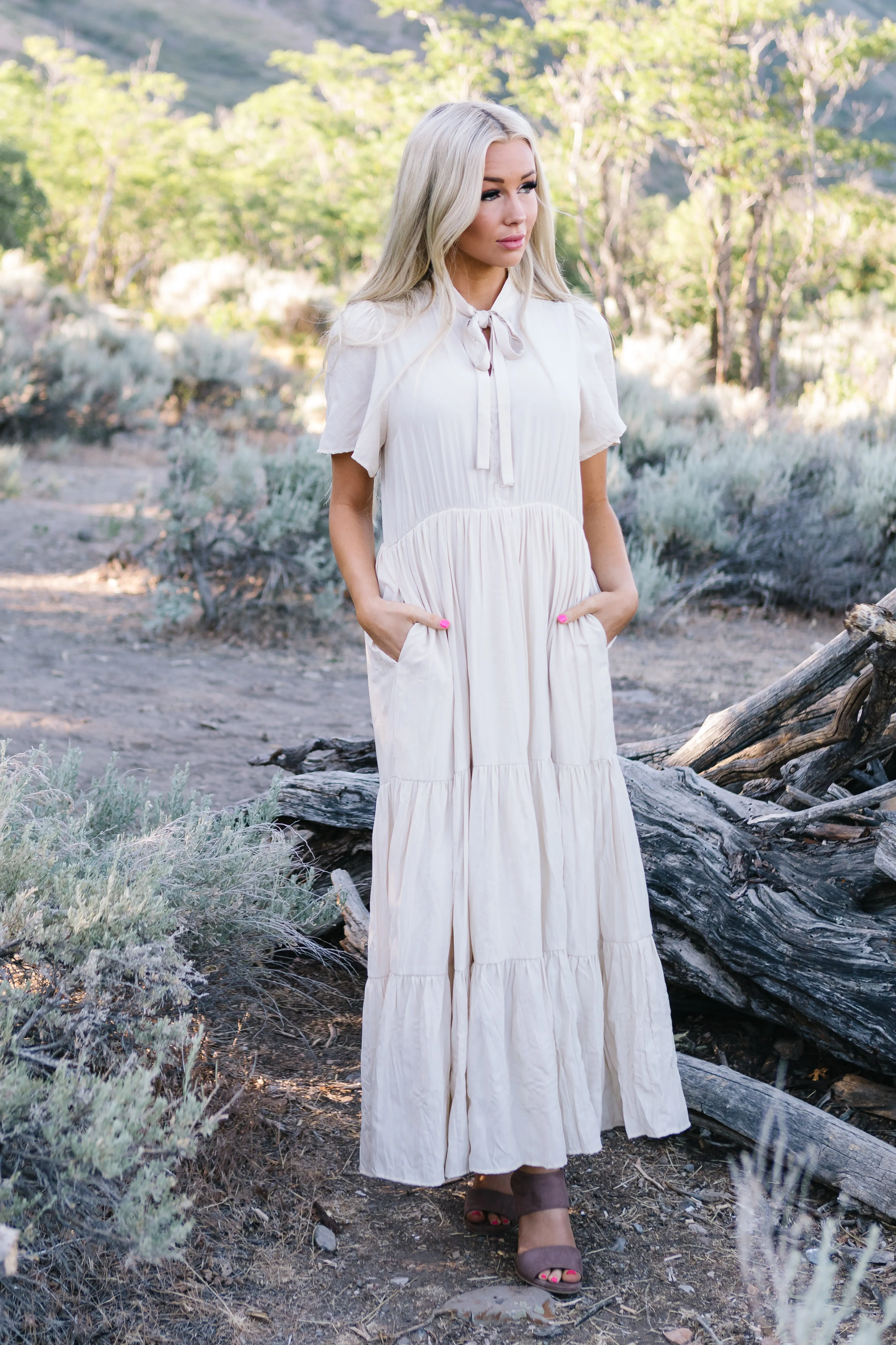 Evermore Tiered Maxi Dress