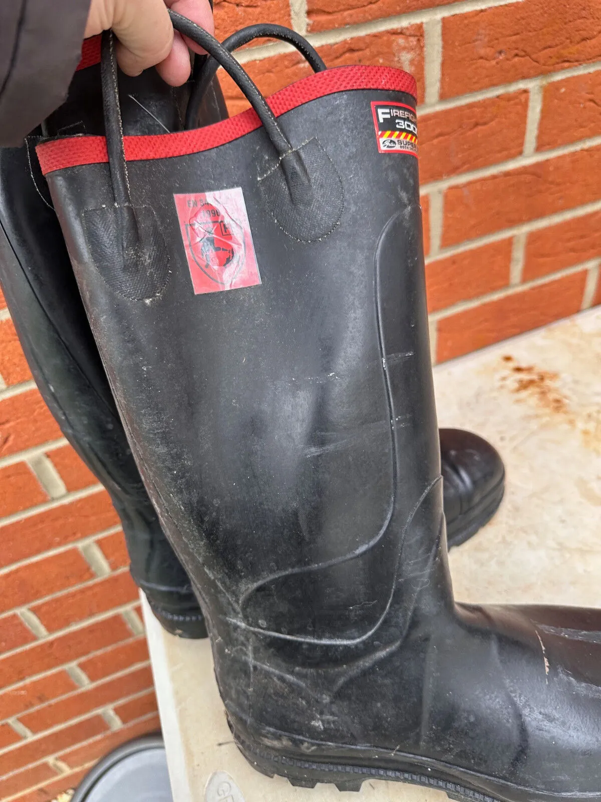Firefighter 3000 Super Safety Wellies Work Boots Wellies - Size UK 11 - EU 45/46