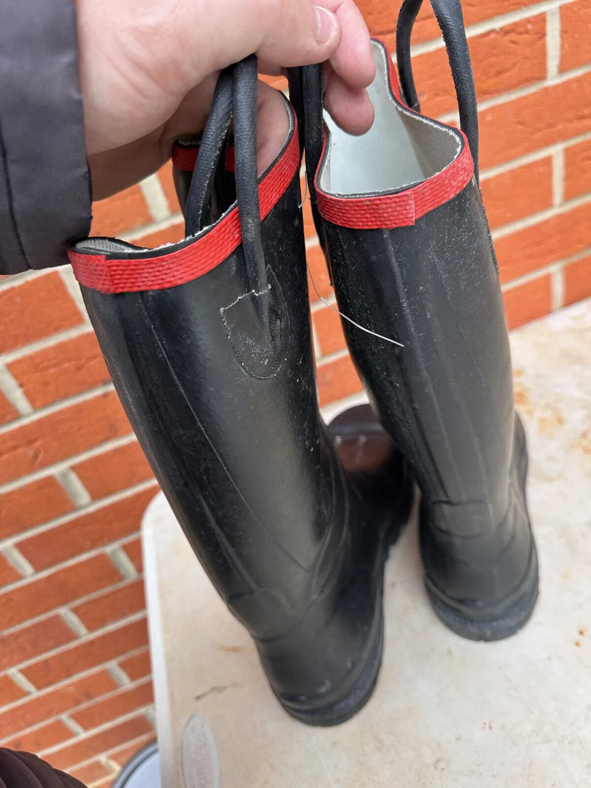 Firefighter 3000 Super Safety Wellies Work Boots Wellies - Size UK 11 - EU 45/46