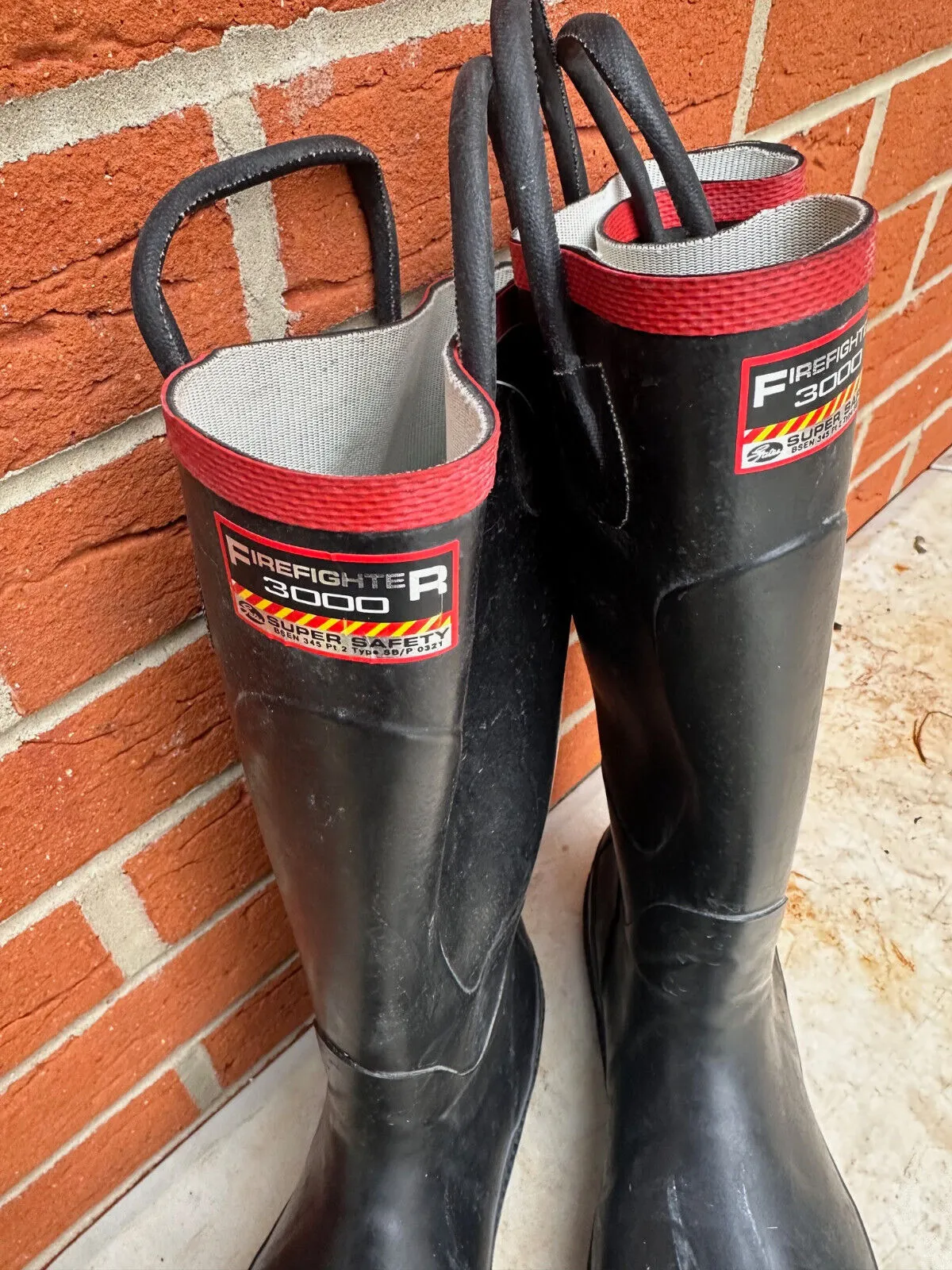 Firefighter 3000 Super Safety Wellies Work Boots Wellies - Size UK 11 - EU 45/46
