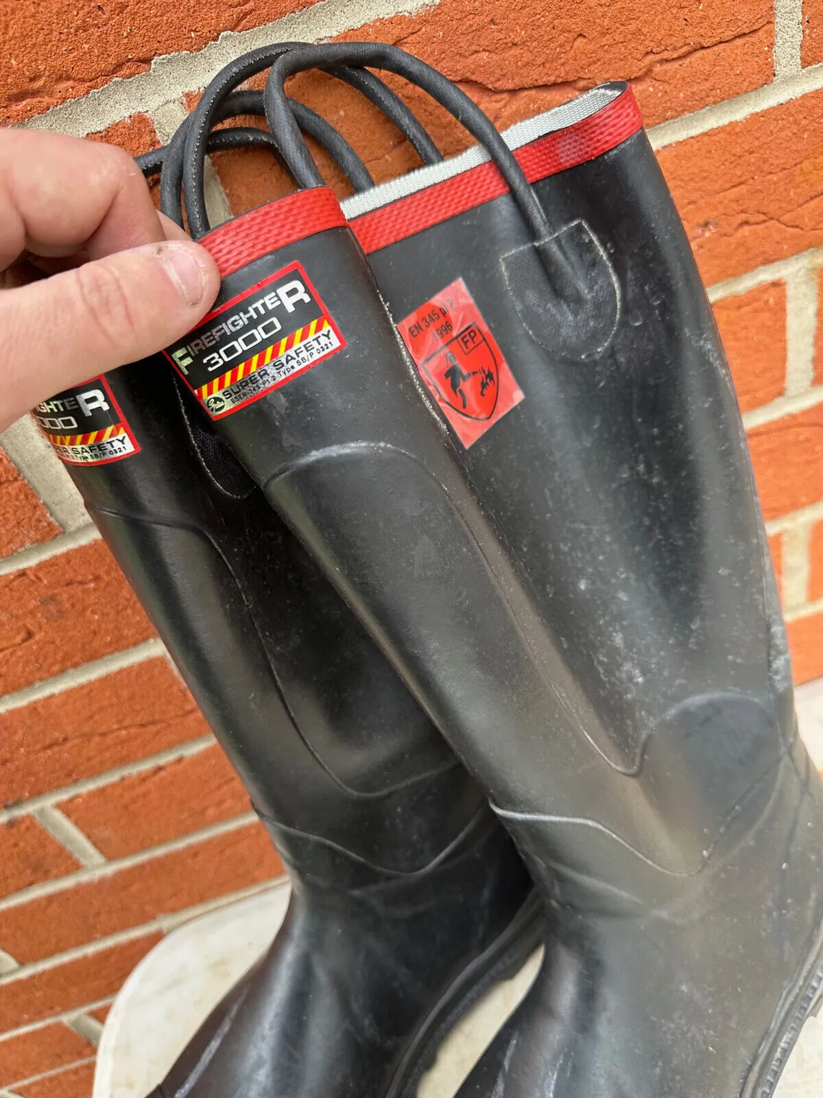 Firefighter 3000 Super Safety Wellies Work Boots Wellies - Size UK 11 - EU 45/46
