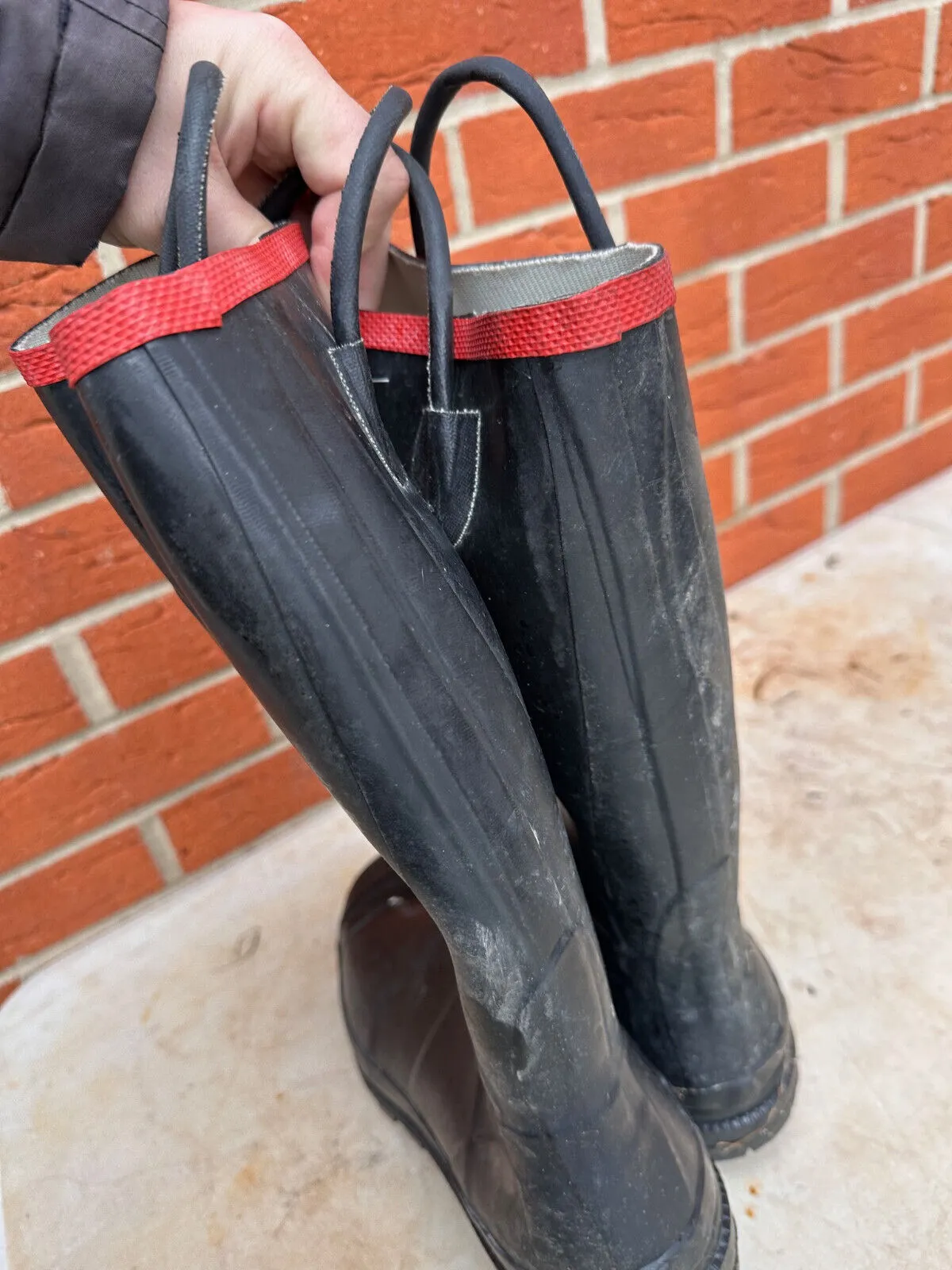 Firefighter 3000 Super Safety Wellies Work Boots Wellies - Size UK 11 - EU 45/46