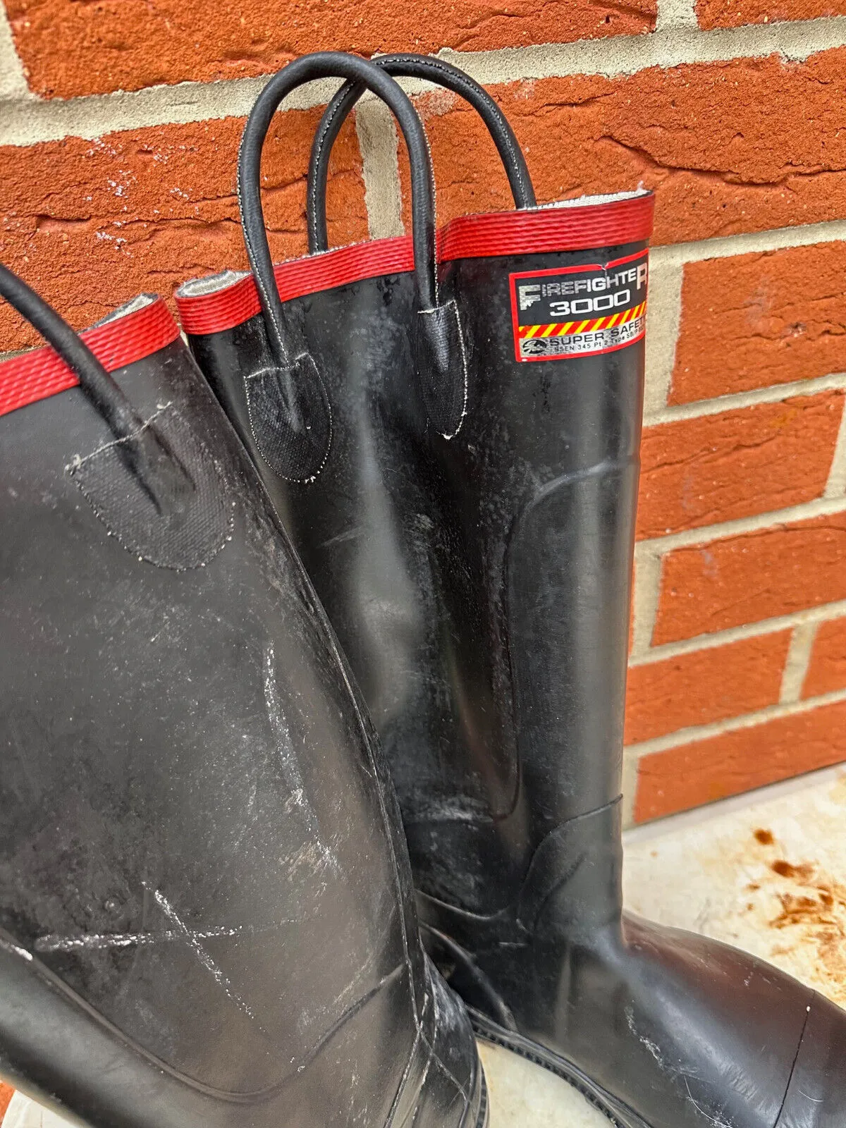 Firefighter 3000 Super Safety Wellies Work Boots Wellies - Size UK 7 - EU 40/41