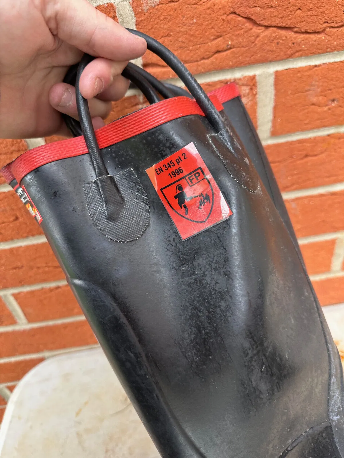 Firefighter 3000 Super Safety Wellies Work Boots Wellies - Size UK 7 - EU 40/41