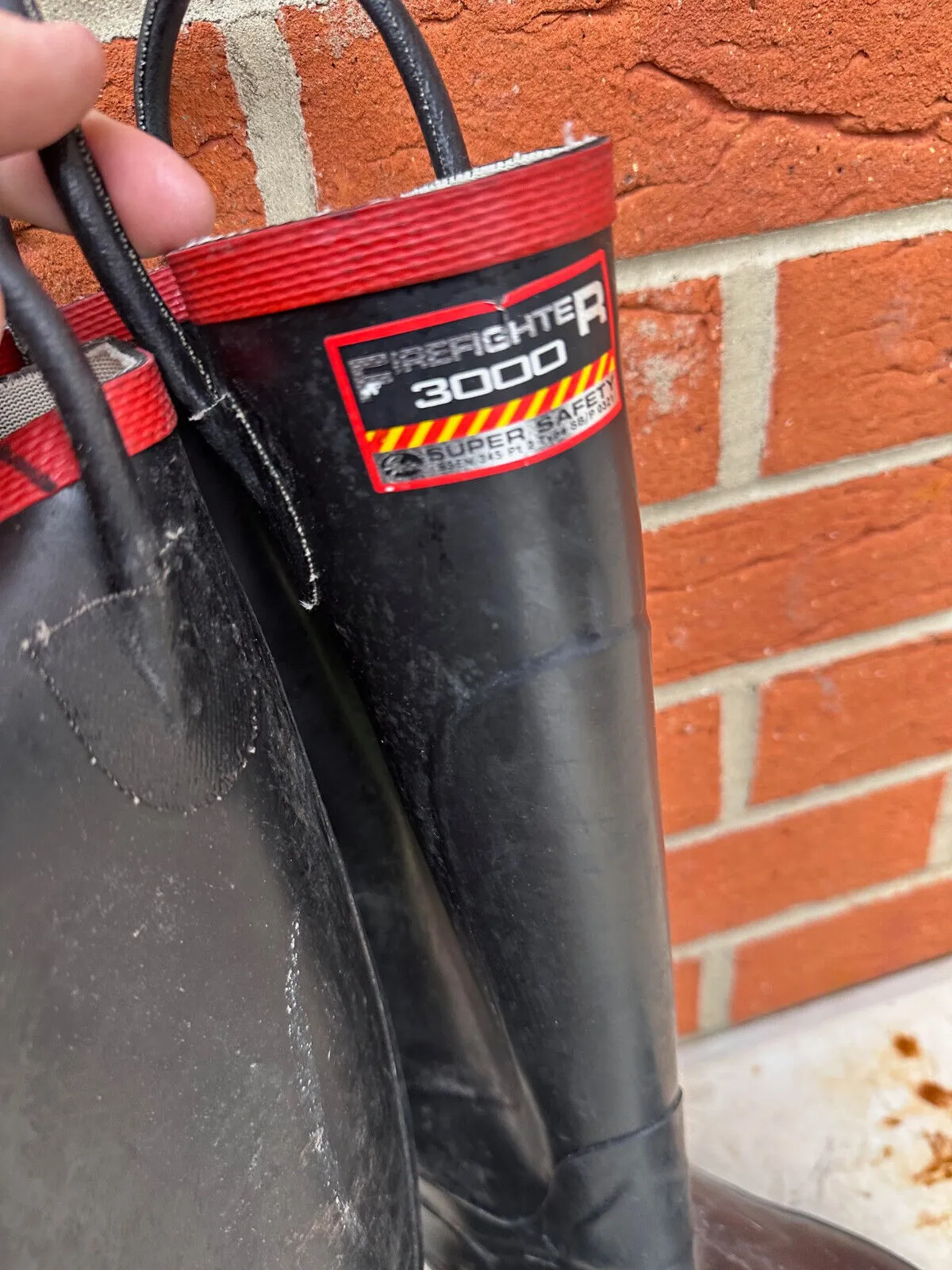 Firefighter 3000 Super Safety Wellies Work Boots Wellies - Size UK 7 - EU 40/41