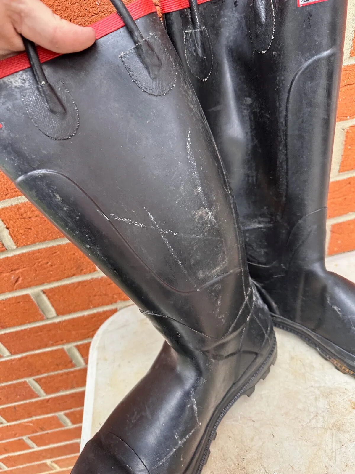 Firefighter 3000 Super Safety Wellies Work Boots Wellies - Size UK 7 - EU 40/41