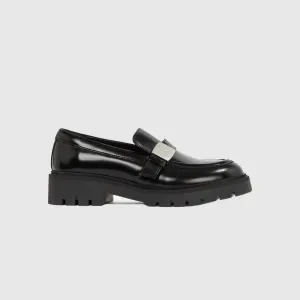 Flatform Loafers - Black