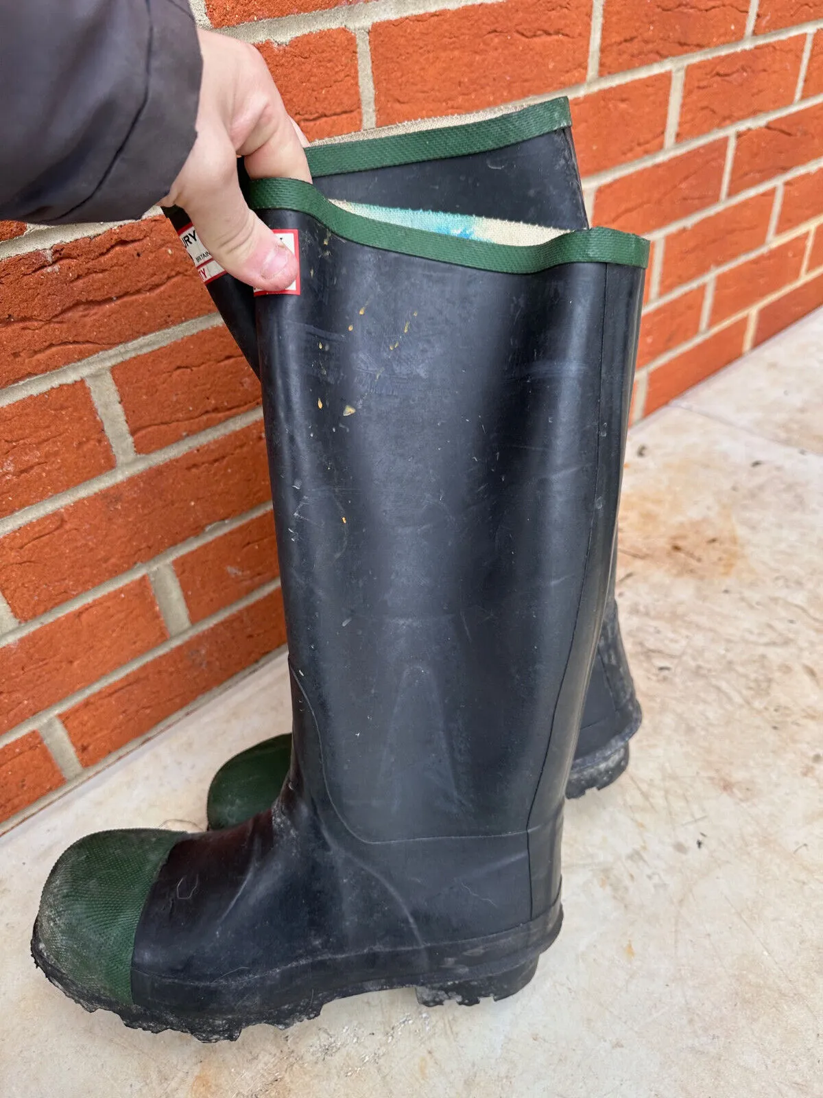 Gates Century Safety Wellington Work Boots Wellies - Size UK 7 - EU 40