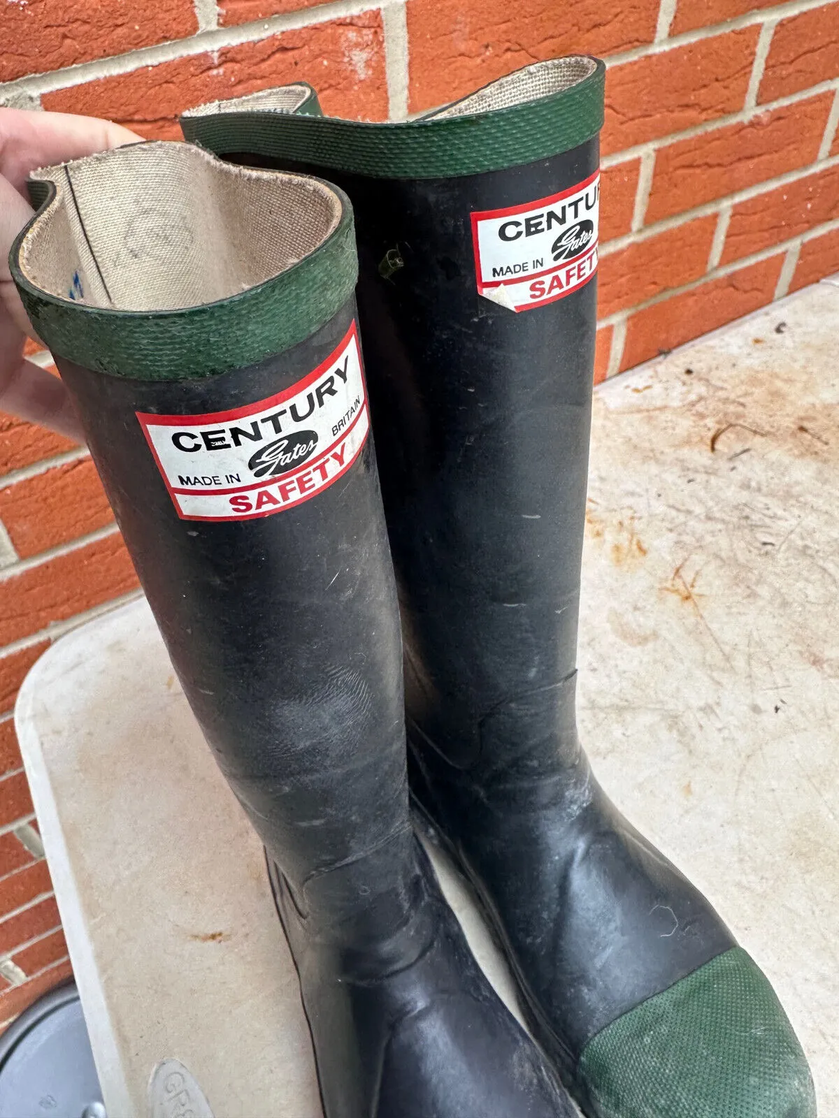 Gates Century Safety Wellington Work Boots Wellies - Size UK 7 - EU 40