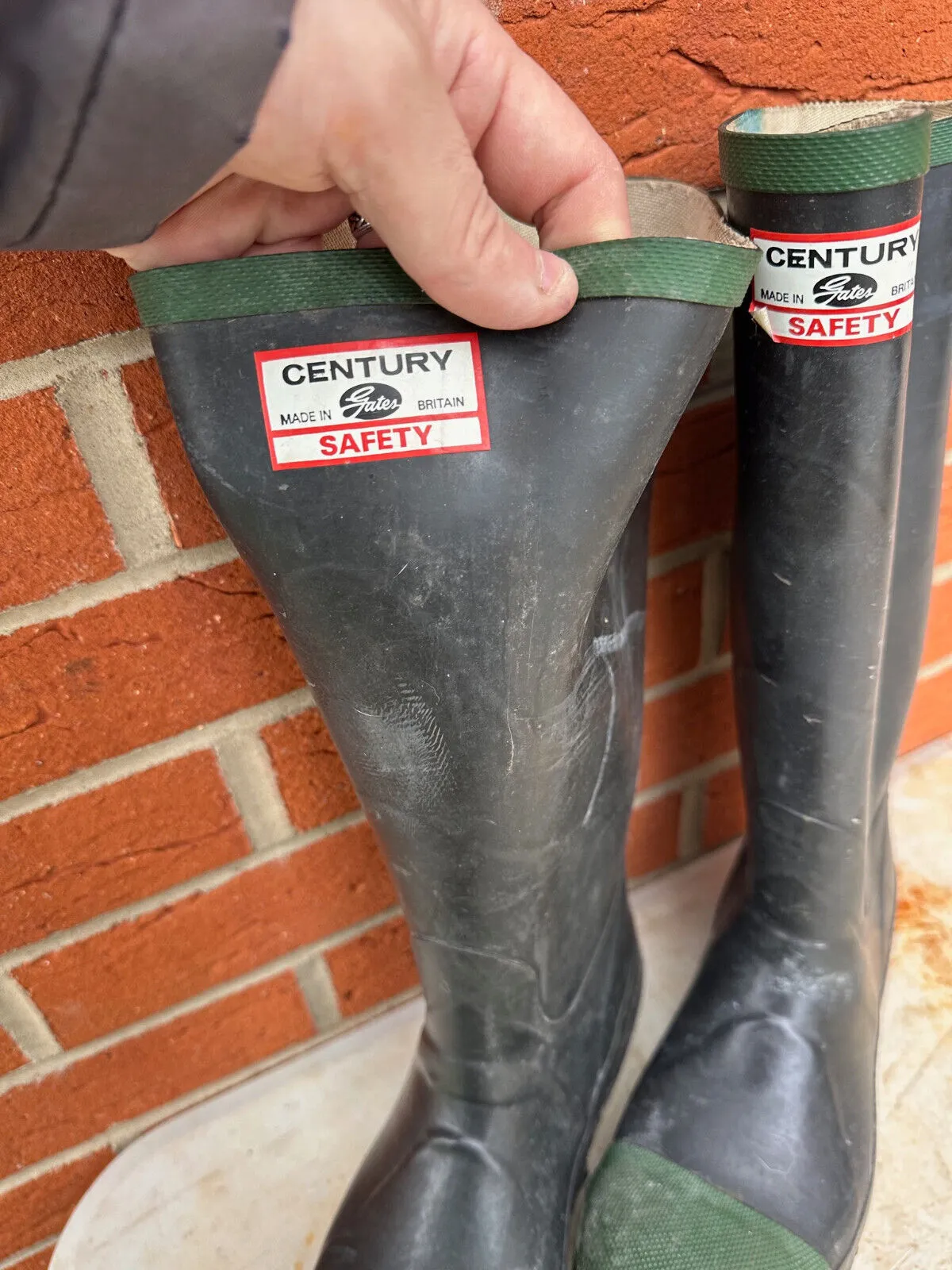 Gates Century Safety Wellington Work Boots Wellies - Size UK 7 - EU 40