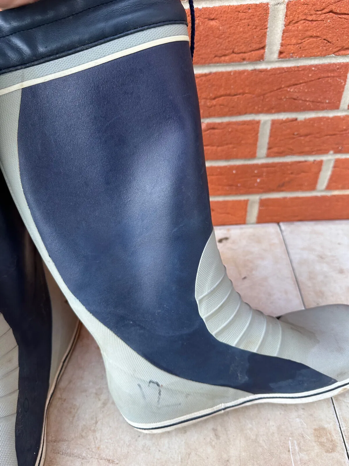 Gill Safety Rubber Wellies Sailing Boots - Size UK 12 - EU 47